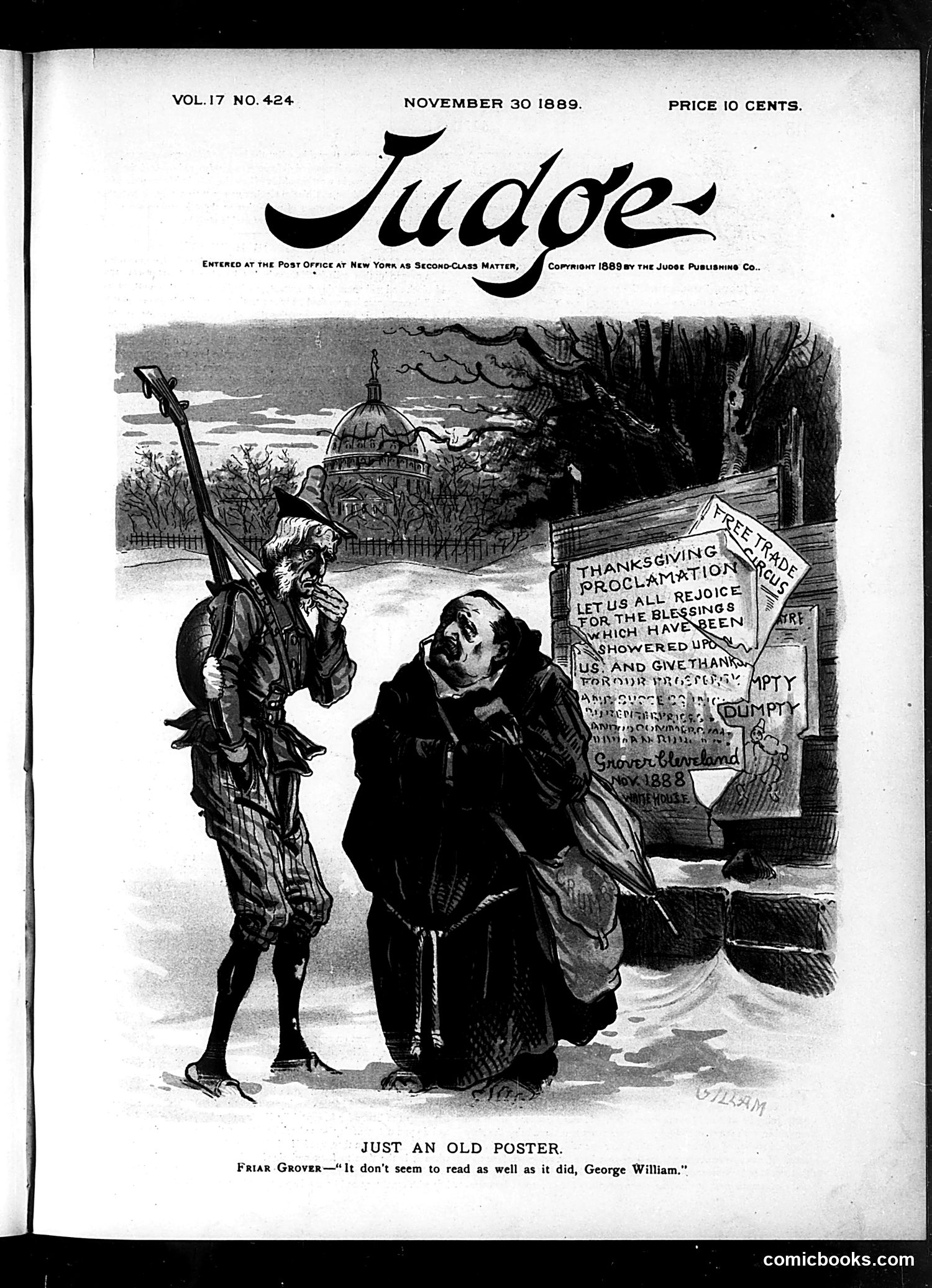 Judge — November 30, 1889 — page 1: Judge, 1889-11-30