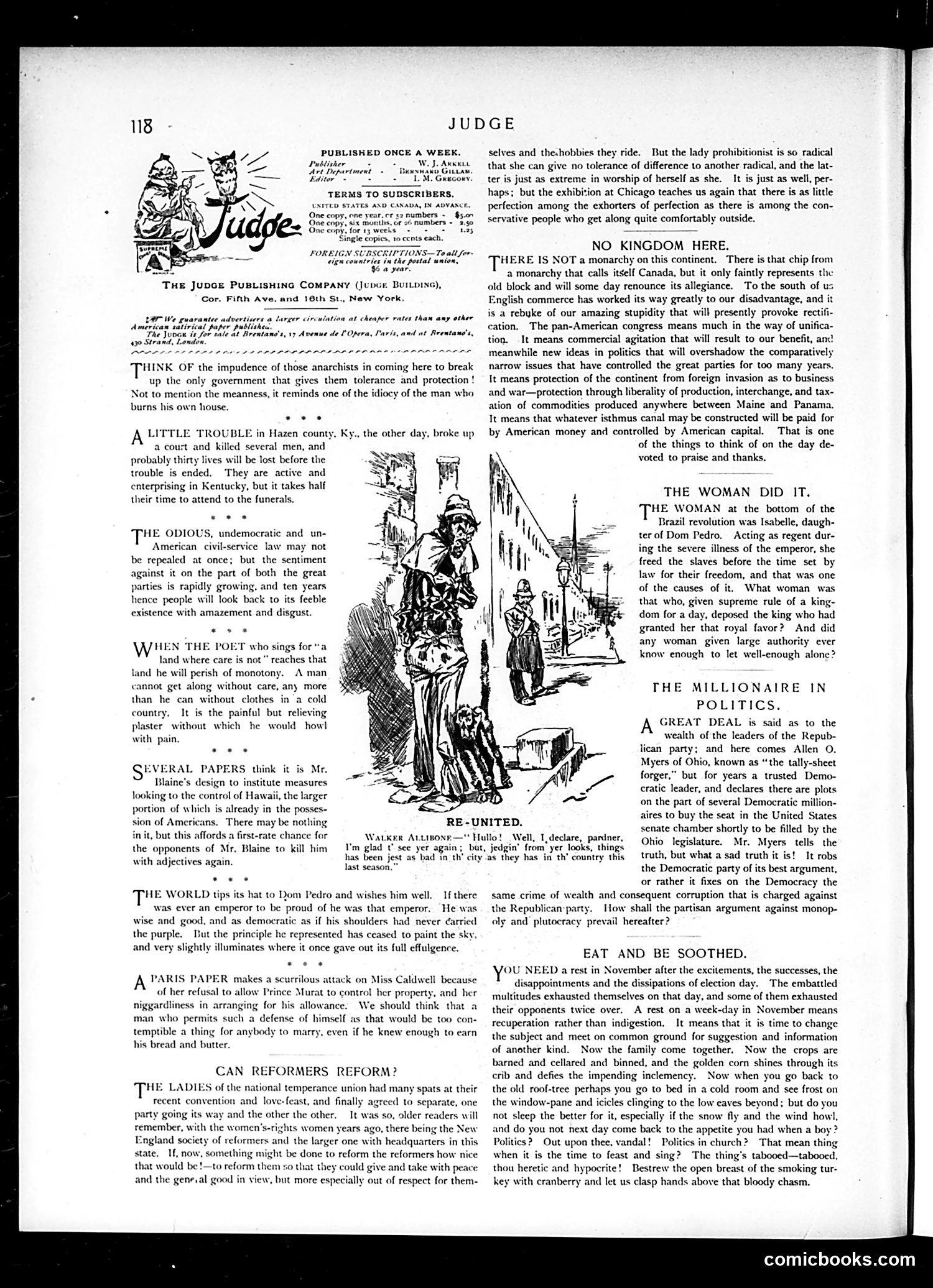 Judge — November 30, 1889 — page 2: Judge, 1889-11-30