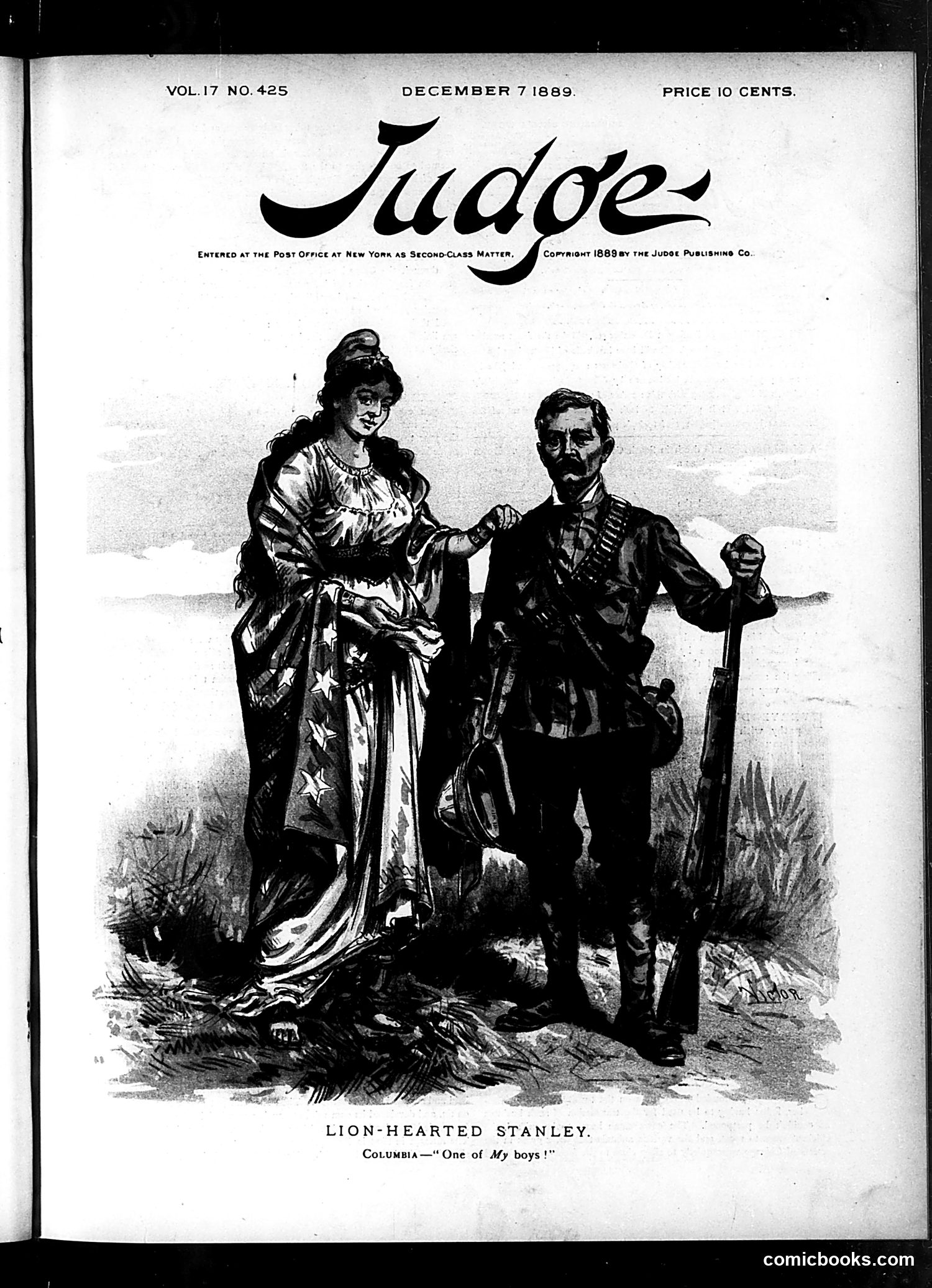 Judge — December 7, 1889 — page 1: Judge, 1889-12-07