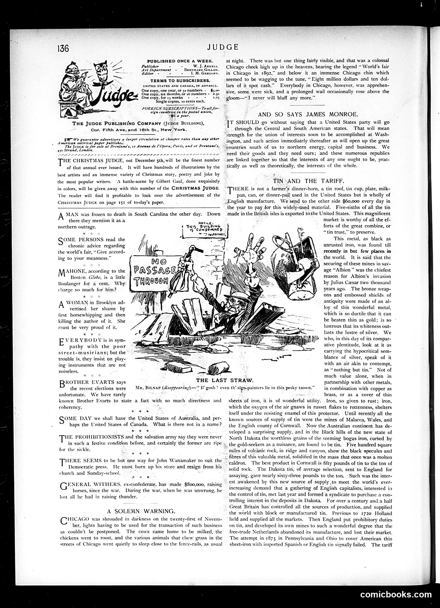 Judge — December 7, 1889 — page 2: Judge, 1889-12-07