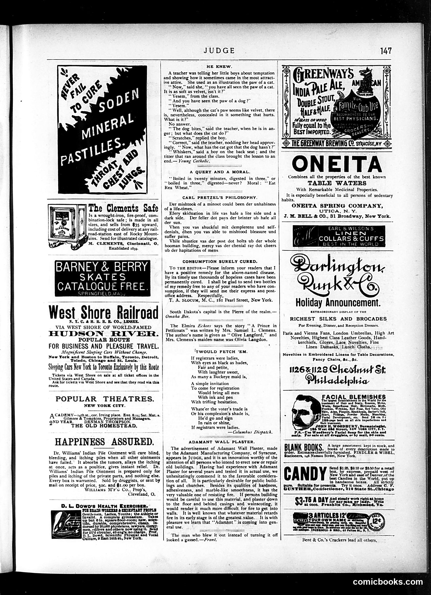 Judge — December 7, 1889 — page 13