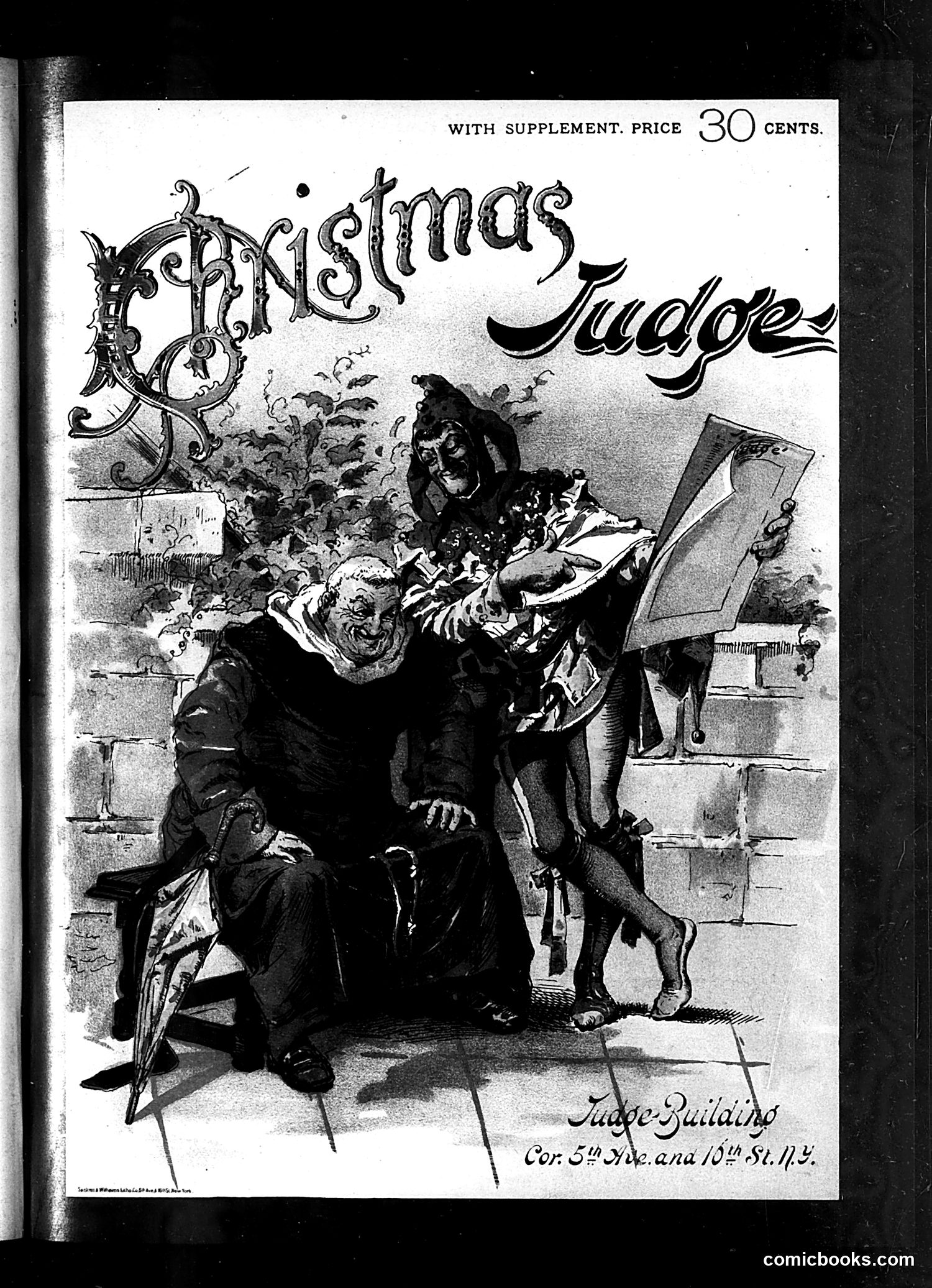 Judge — December 1889 — page 1: Judge, 1889-12