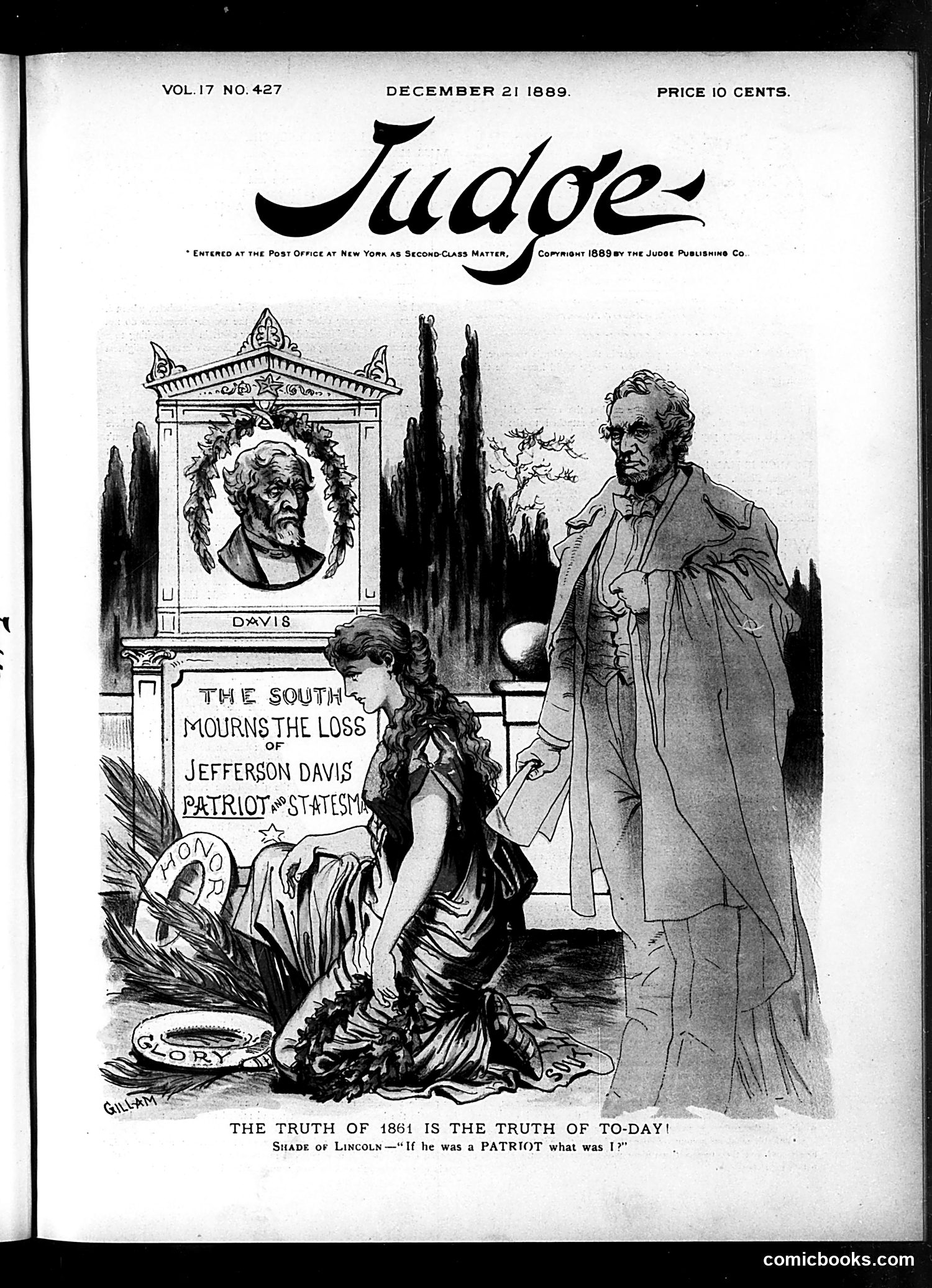 Judge — December 21, 1889 — page 1: Judge, 1889-12-21
