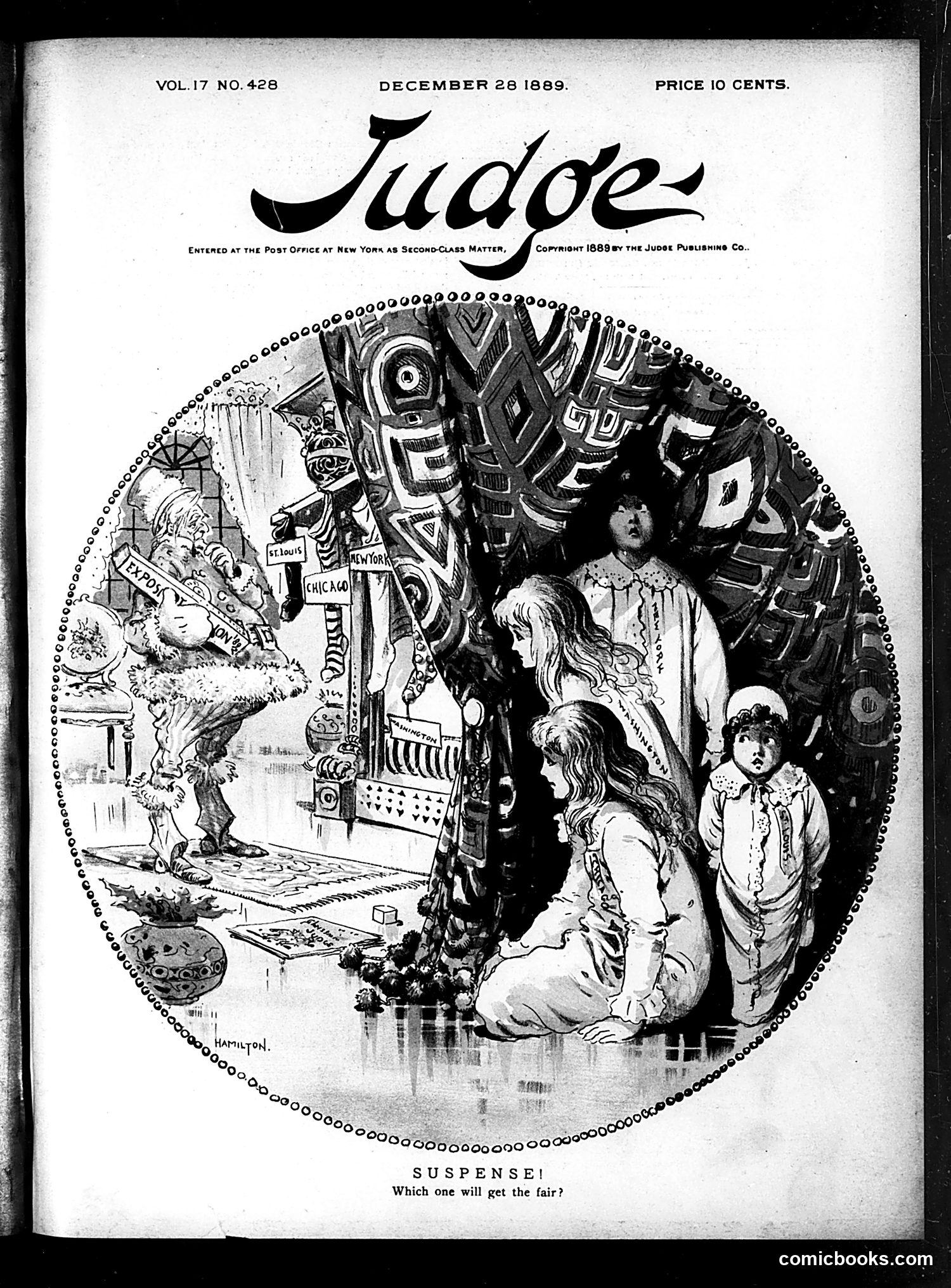 Judge — December 28, 1889 — page 1: Judge, 1889-12-28