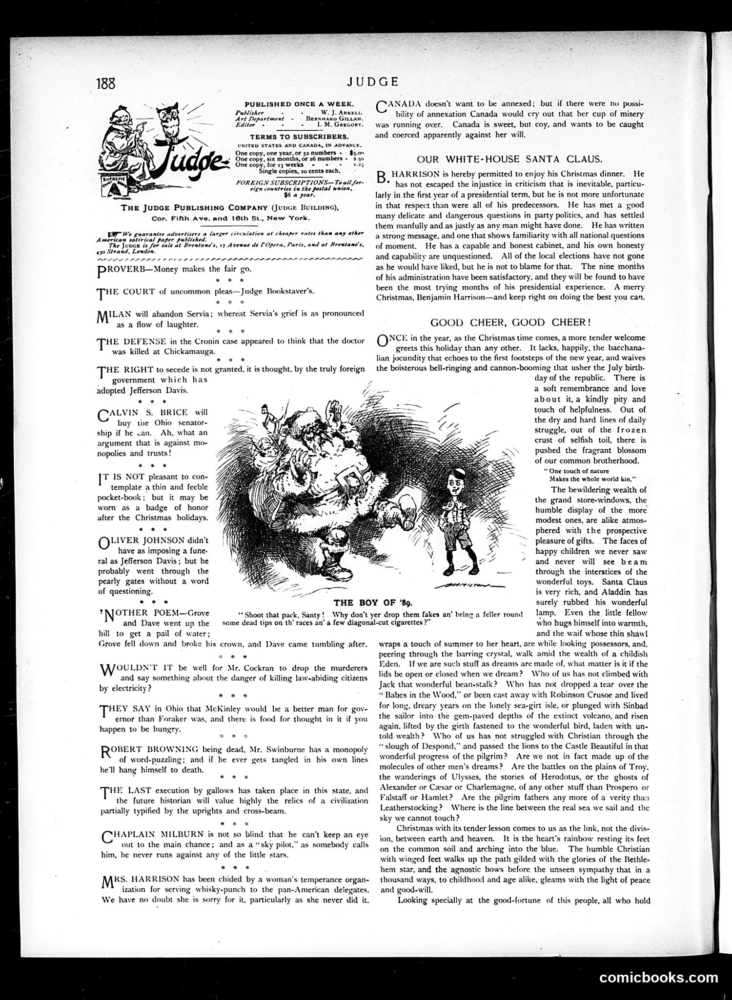 Judge — December 28, 1889 — page 2: Judge, 1889-12-28