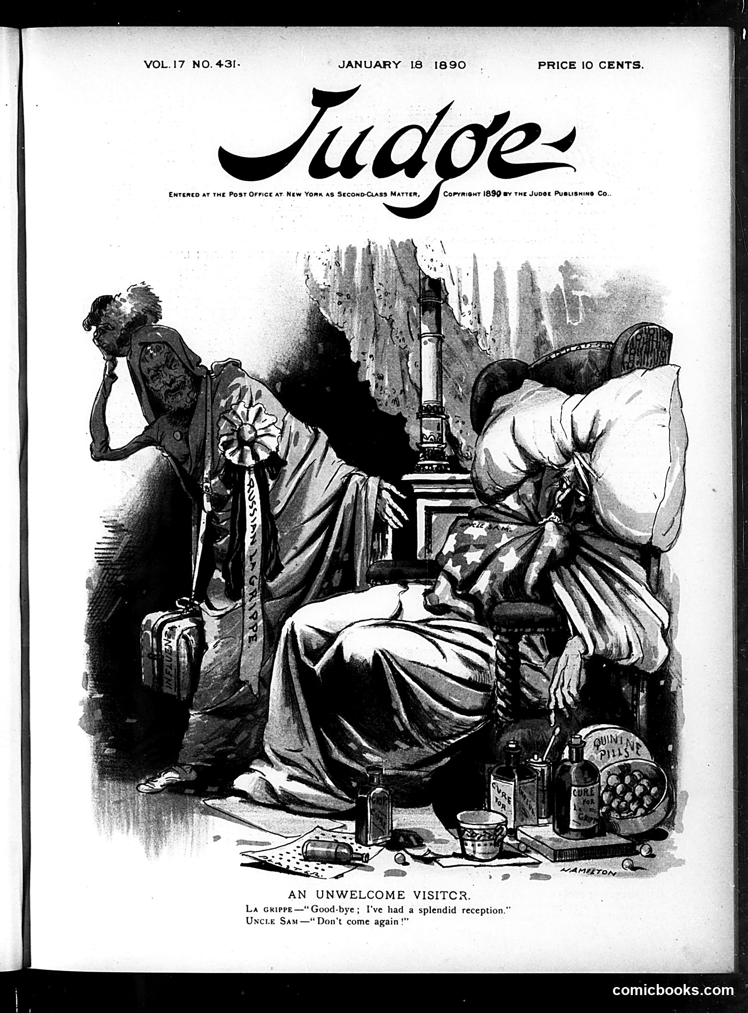Judge — January 18, 1890 — page 1: Judge, 1890-01-18