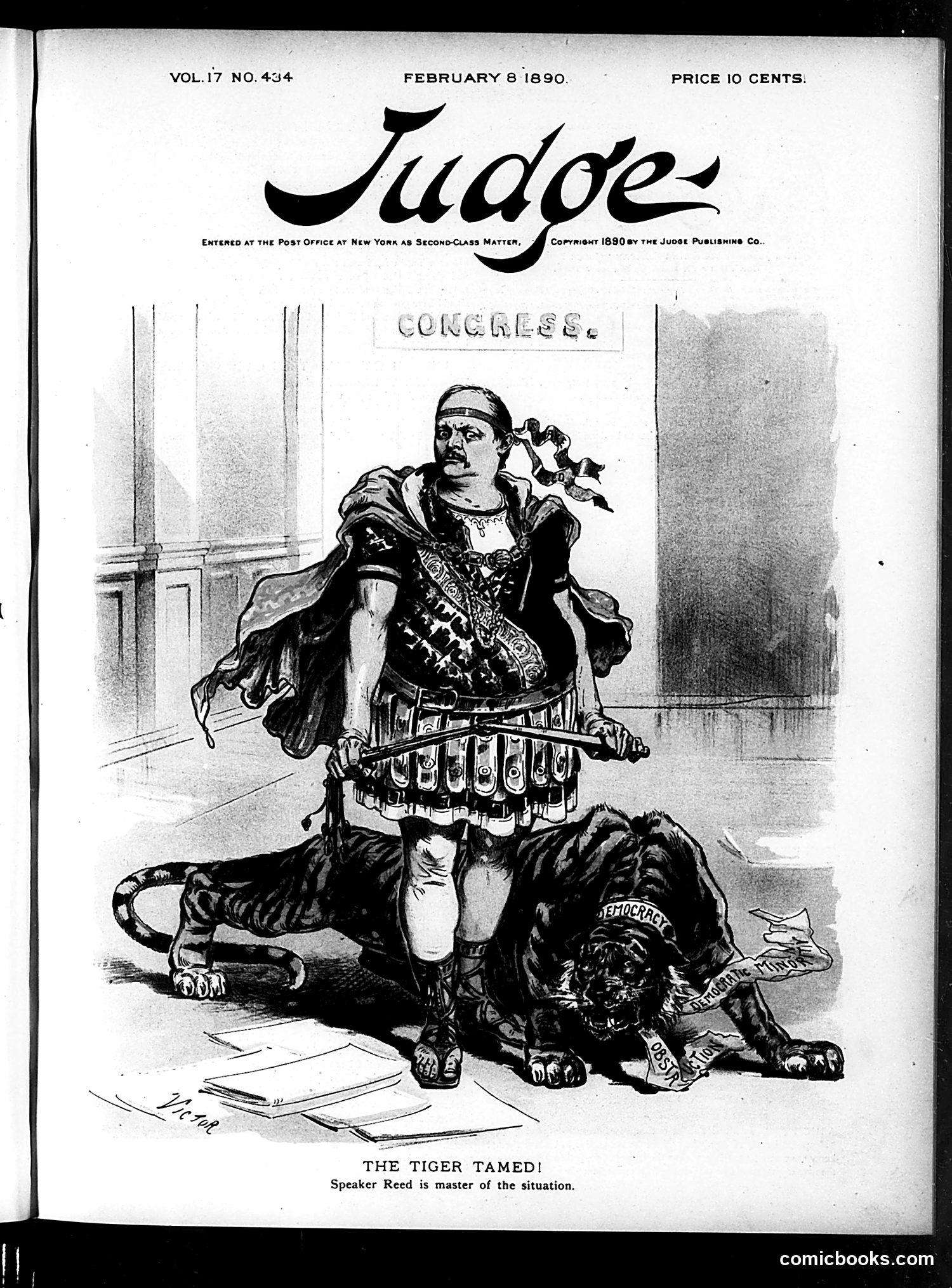 Judge — February 8, 1890 — page 1: Judge, 1890-02-08