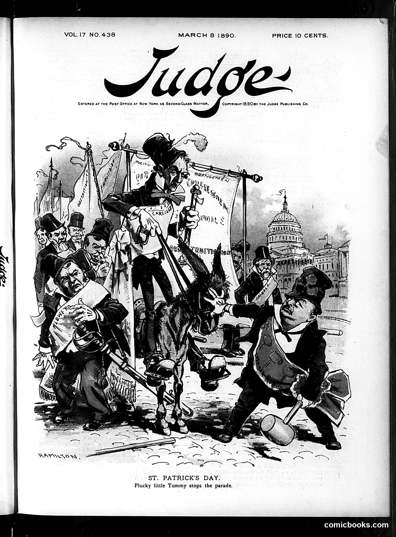 Judge — March 8, 1890 — page 1: Judge, 1890-03-08