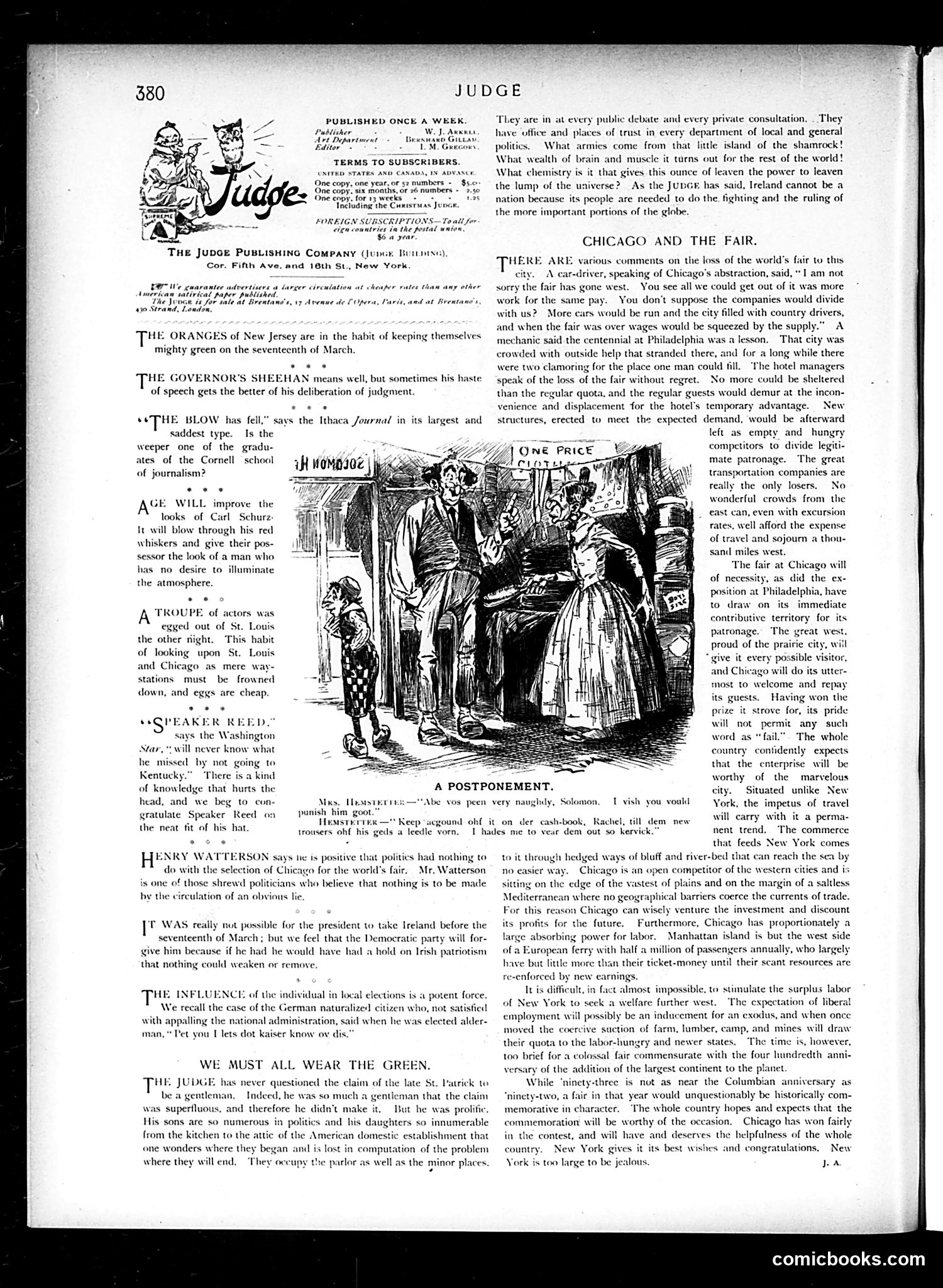Judge — March 22, 1890 — page 2: Judge, 1890-03-22