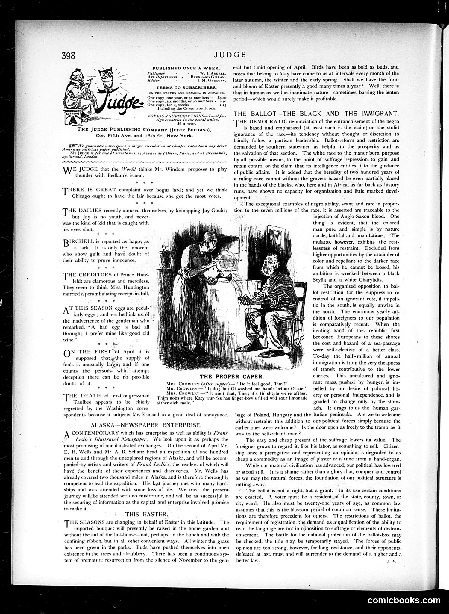 Judge — March 29, 1890 — page 6