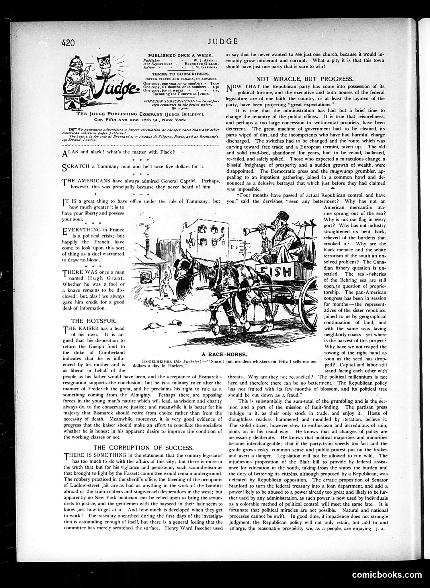 Judge — April 5, 1890 — page 2: Judge, 1890-04-05