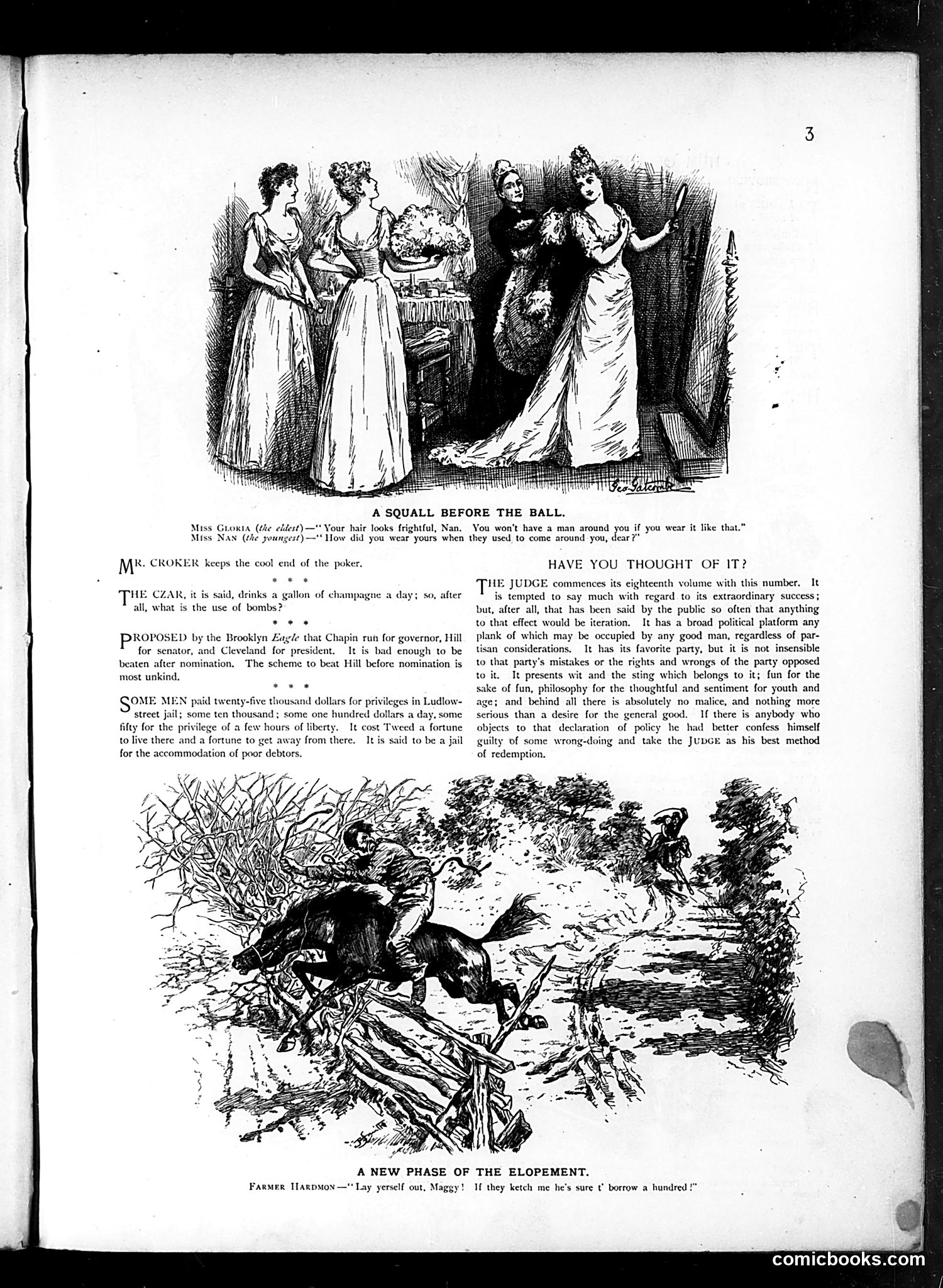 Judge — April 12, 1890 — page 3: Judge, 1890-04-12