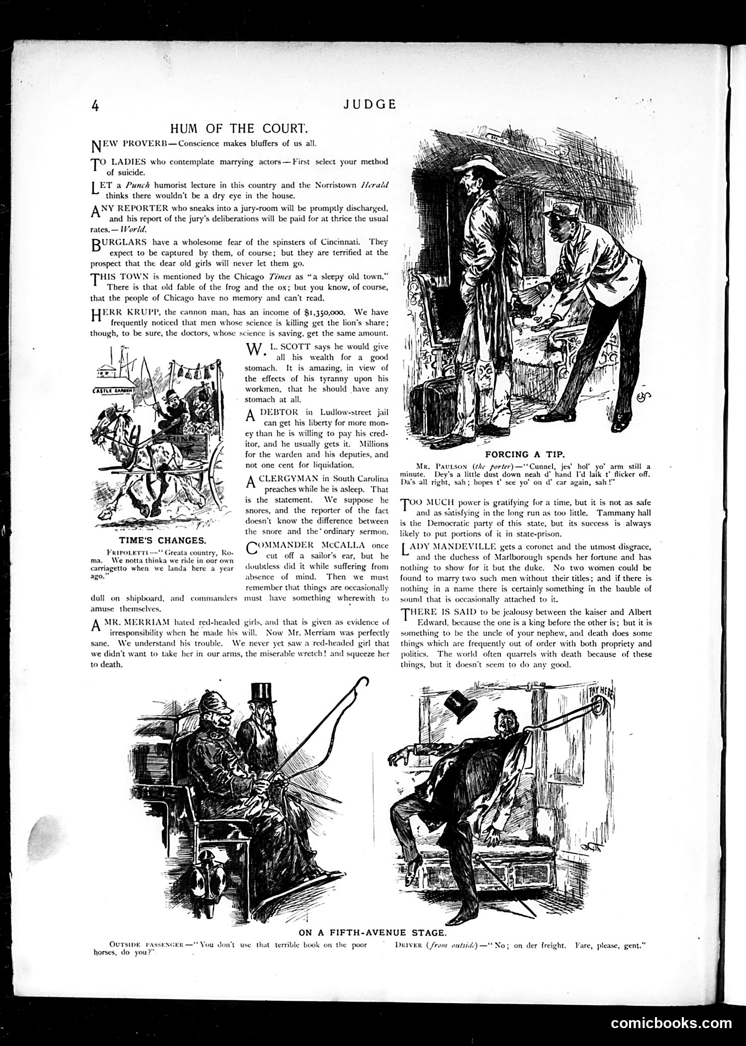 Judge — April 12, 1890 — page 4: Judge, 1890-04-12
