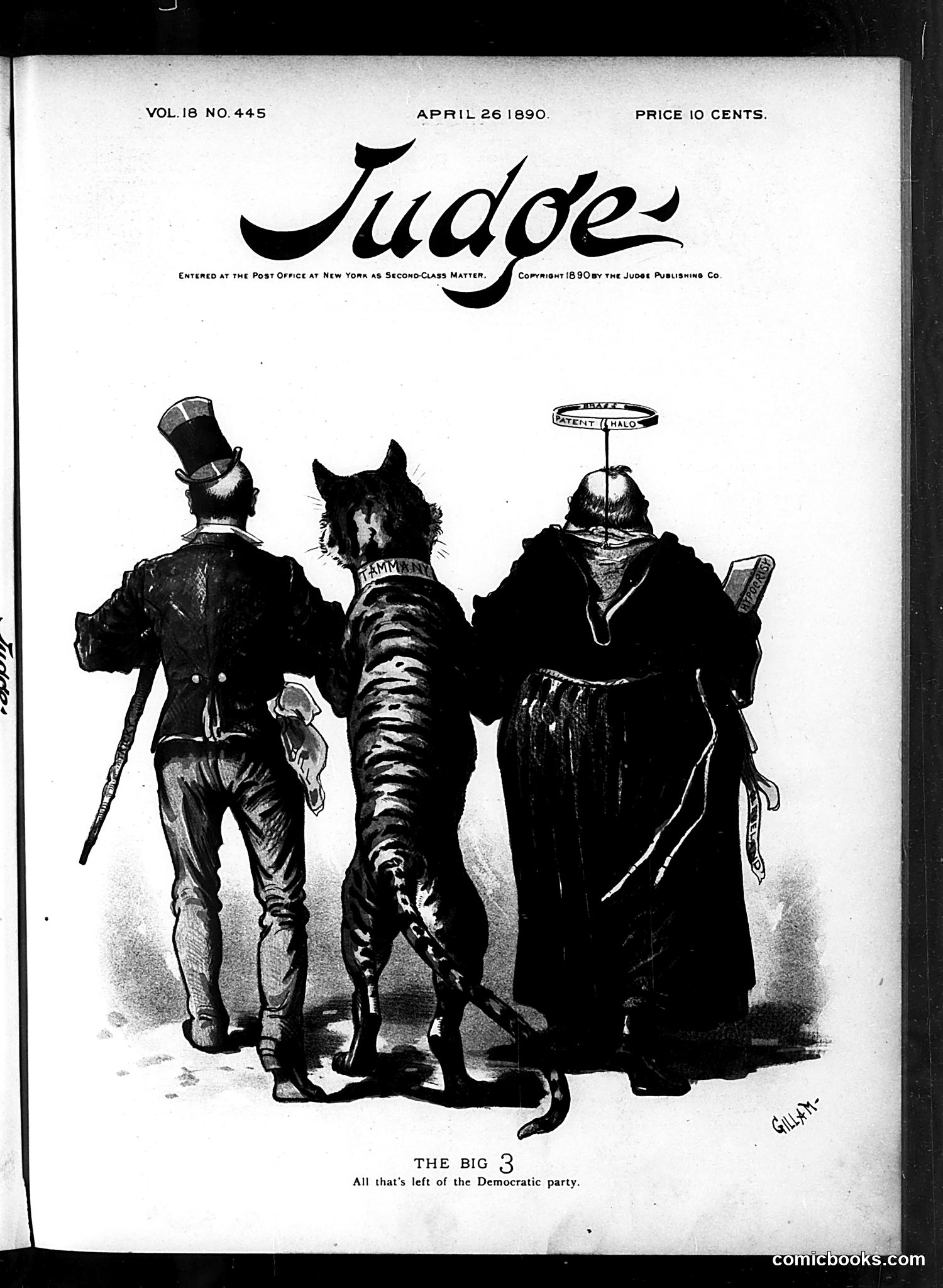Judge — April 26, 1890 — page 1: Judge, 1890-04-26