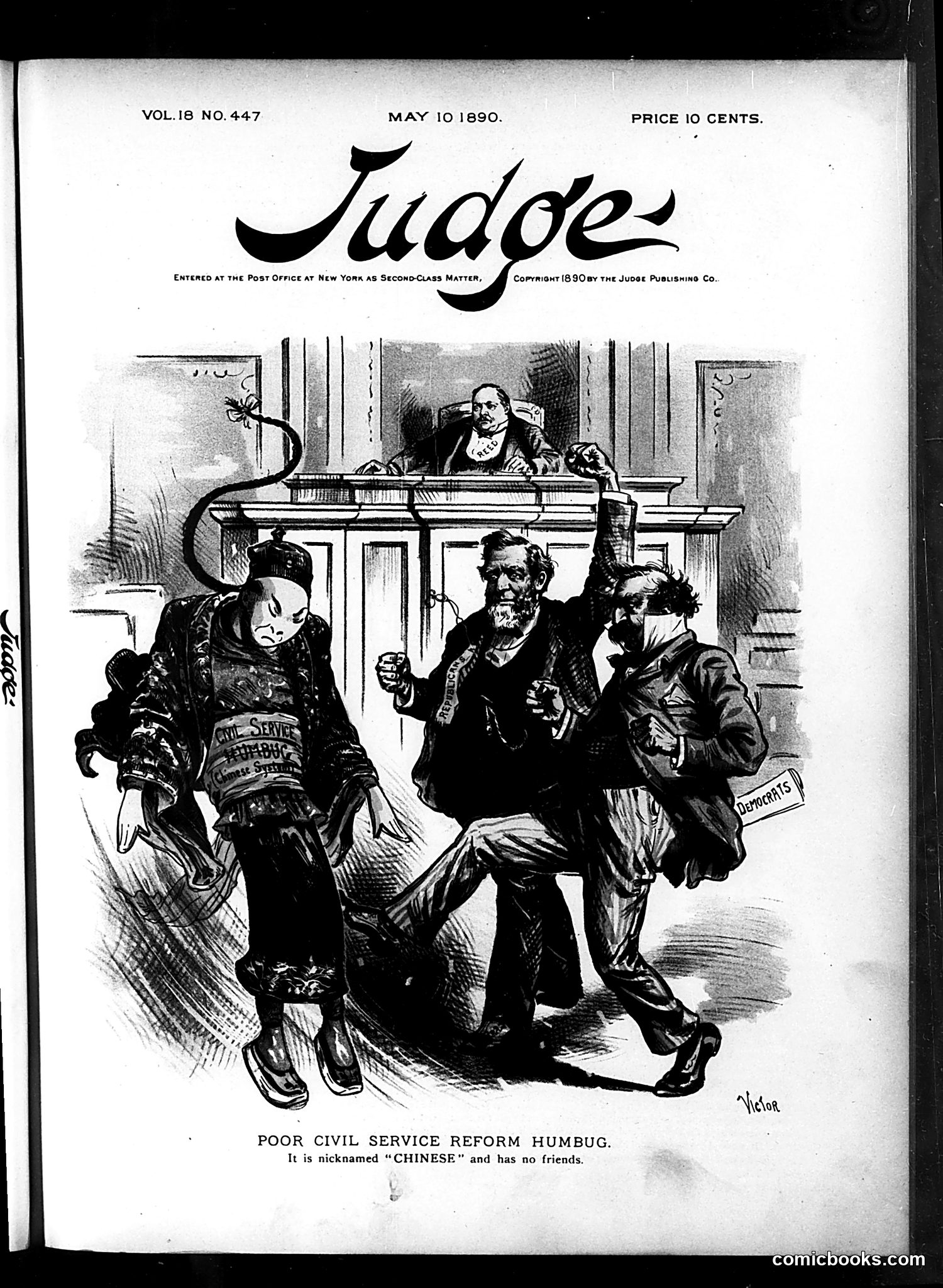 Judge — May 10, 1890 — page 1: Judge, 1890-05-10