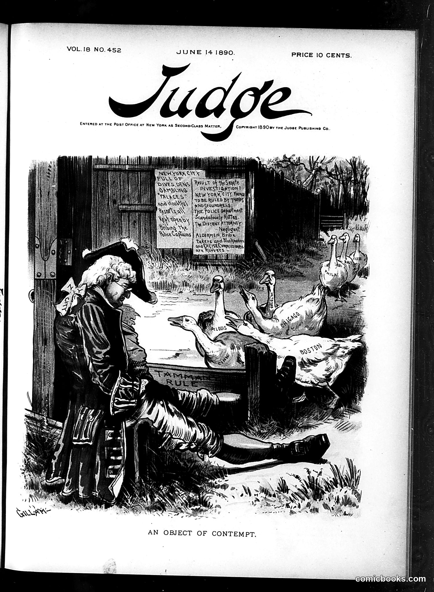 Judge — June 14, 1890 — page 1: Judge, 1890-06-14