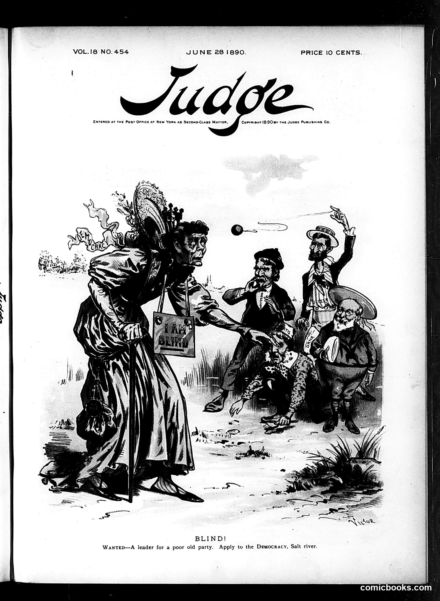 Judge — June 28, 1890 — page 1: Judge, 1890-06-28