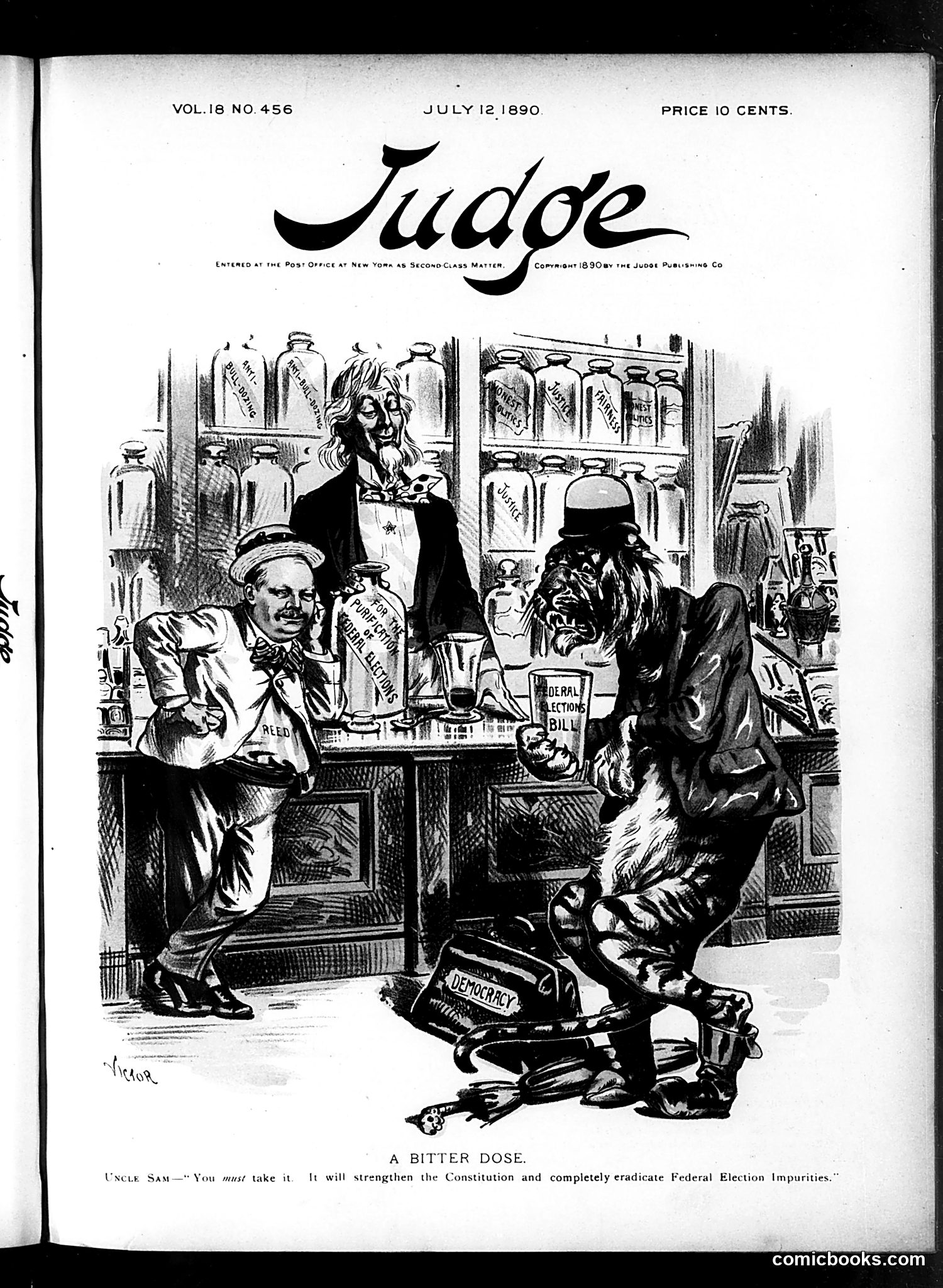 Judge — July 12, 1890 — page 1: Judge, 1890-07-12