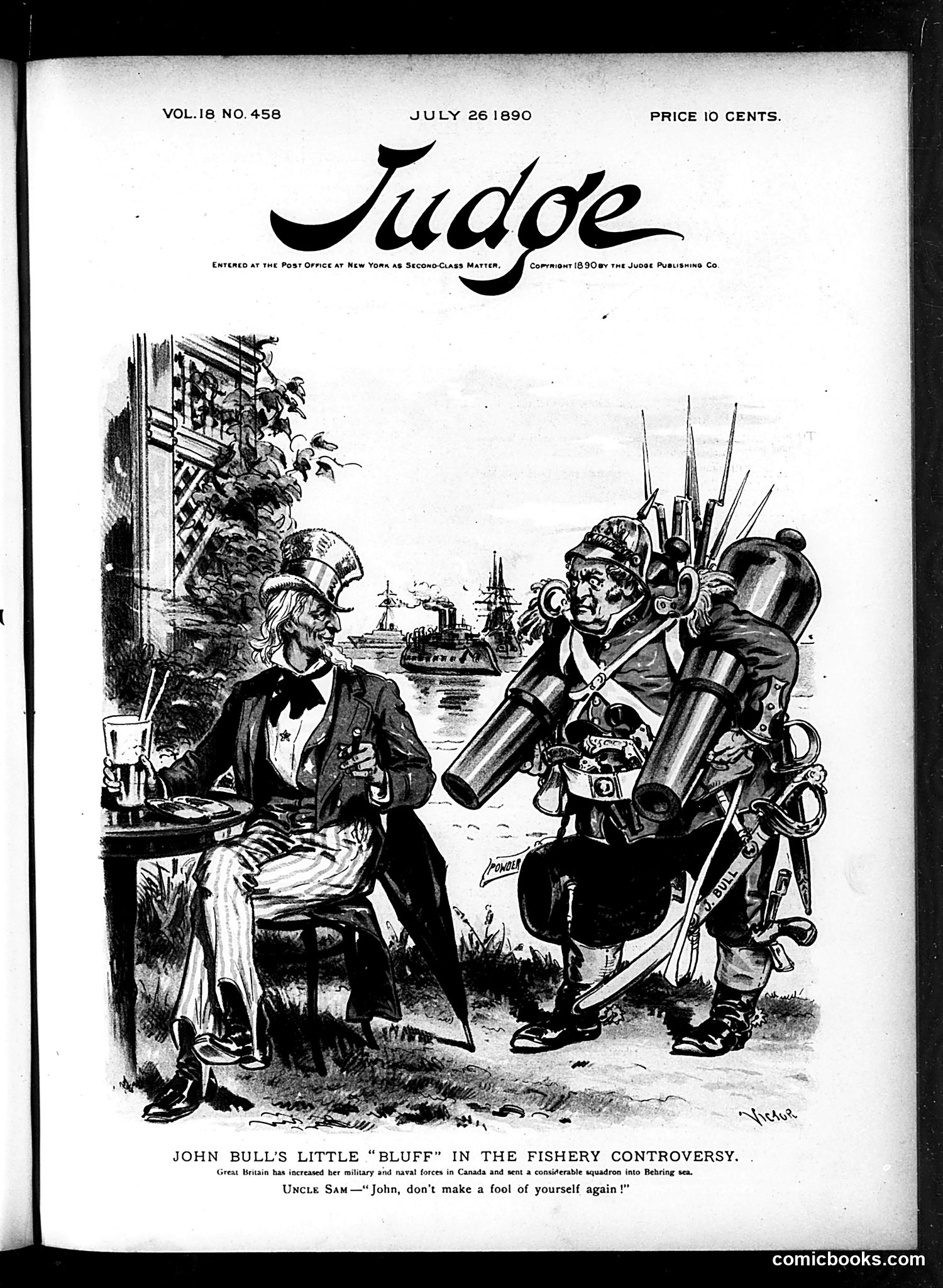 Judge — July 26, 1890 — page 1: Judge, 1890-07-26