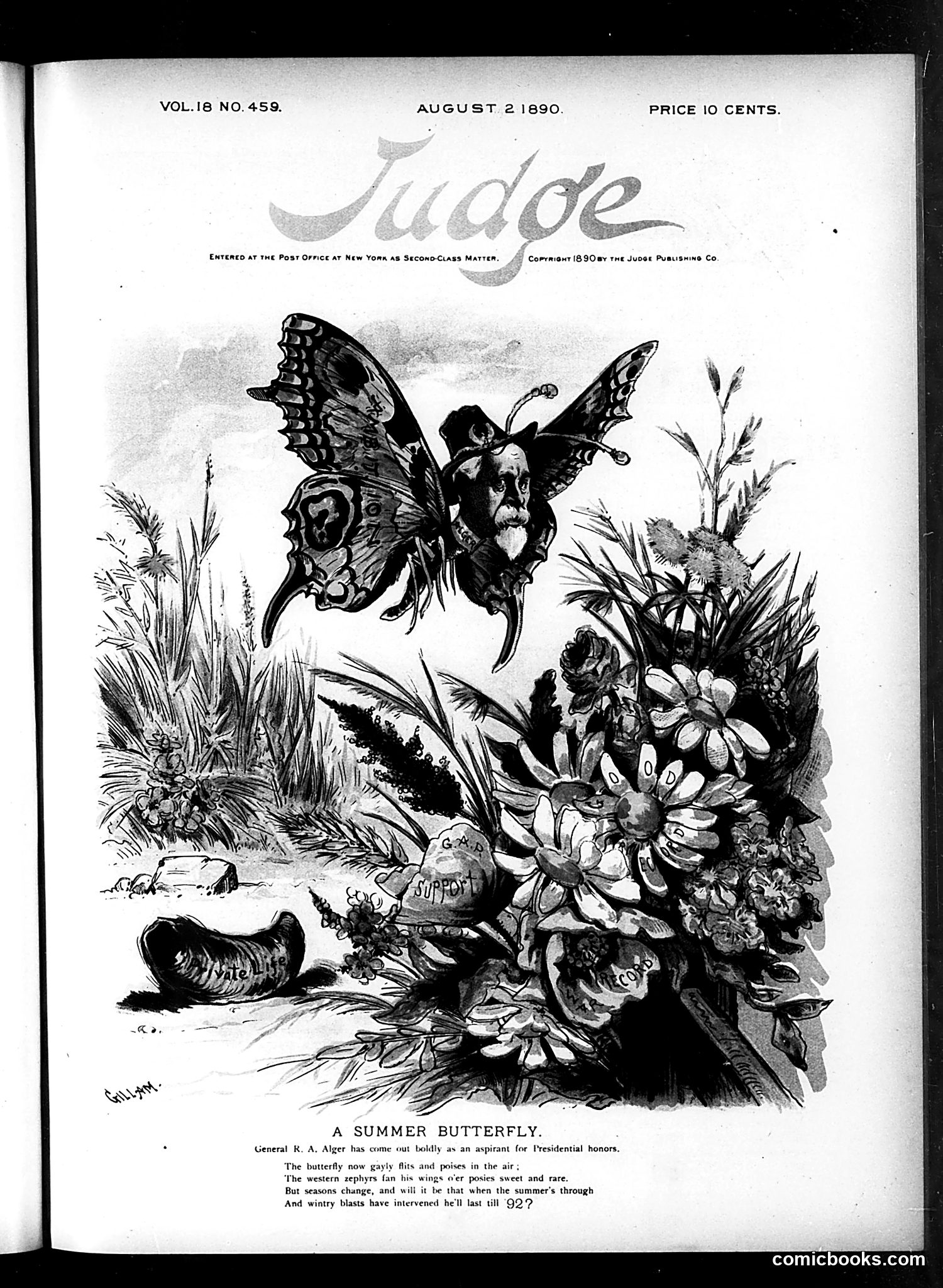 Judge — August 2, 1890 — page 1: Judge, 1890-08-02