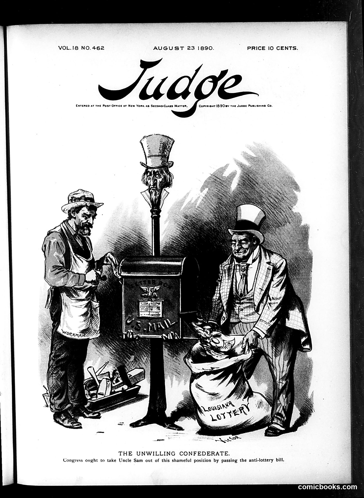 Judge — August 23, 1890 — page 1: Judge, 1890-08-23
