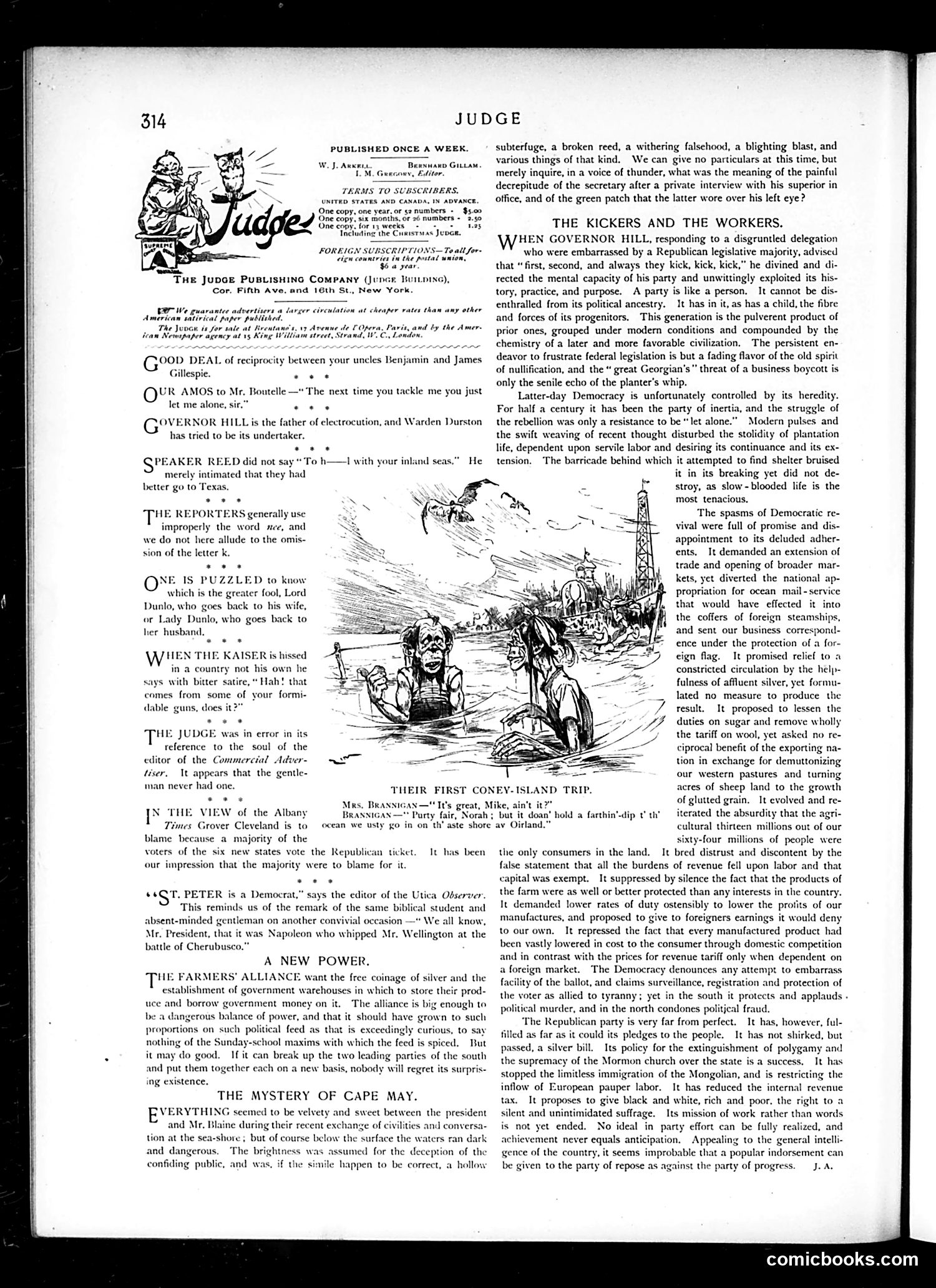 Judge — August 23, 1890 — page 2: Judge, 1890-08-23