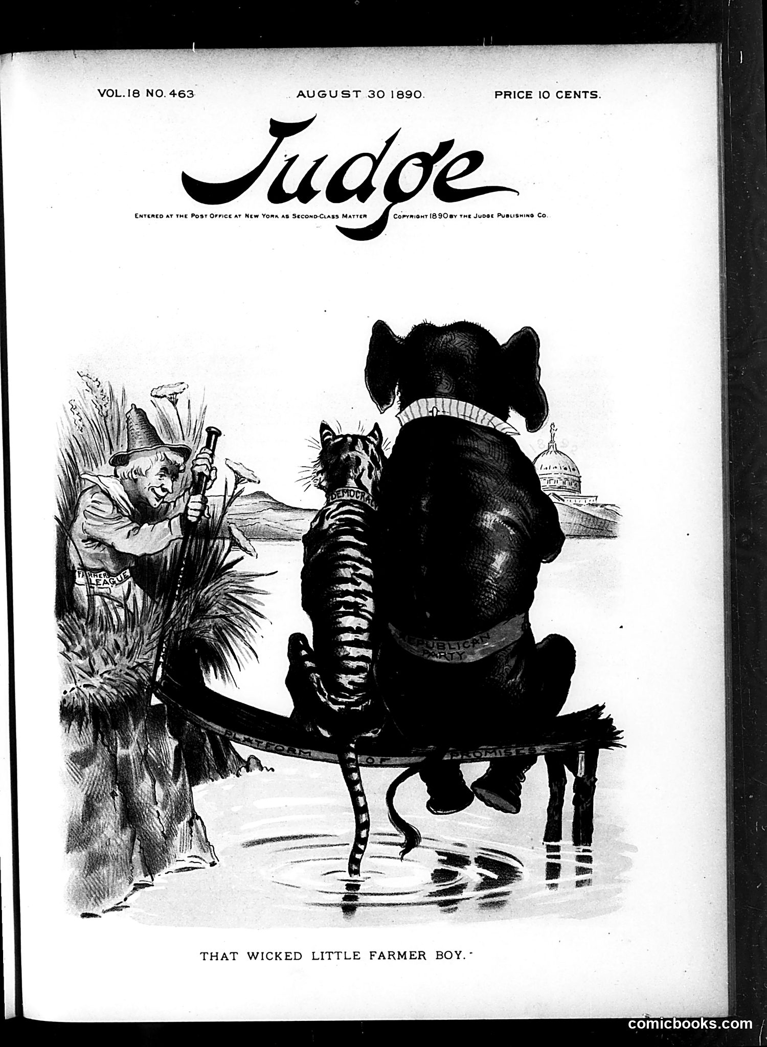 Judge — August 30, 1890 — page 1: Judge, 1890-08-30
