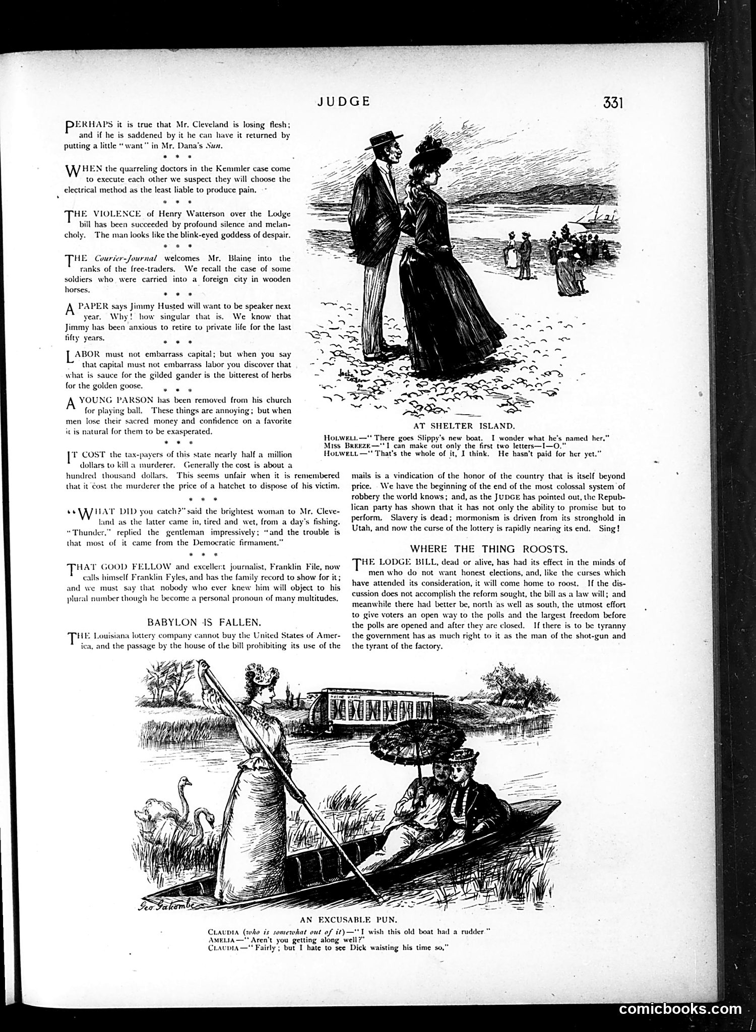 Judge — August 30, 1890 — page 3: Judge, 1890-08-30
