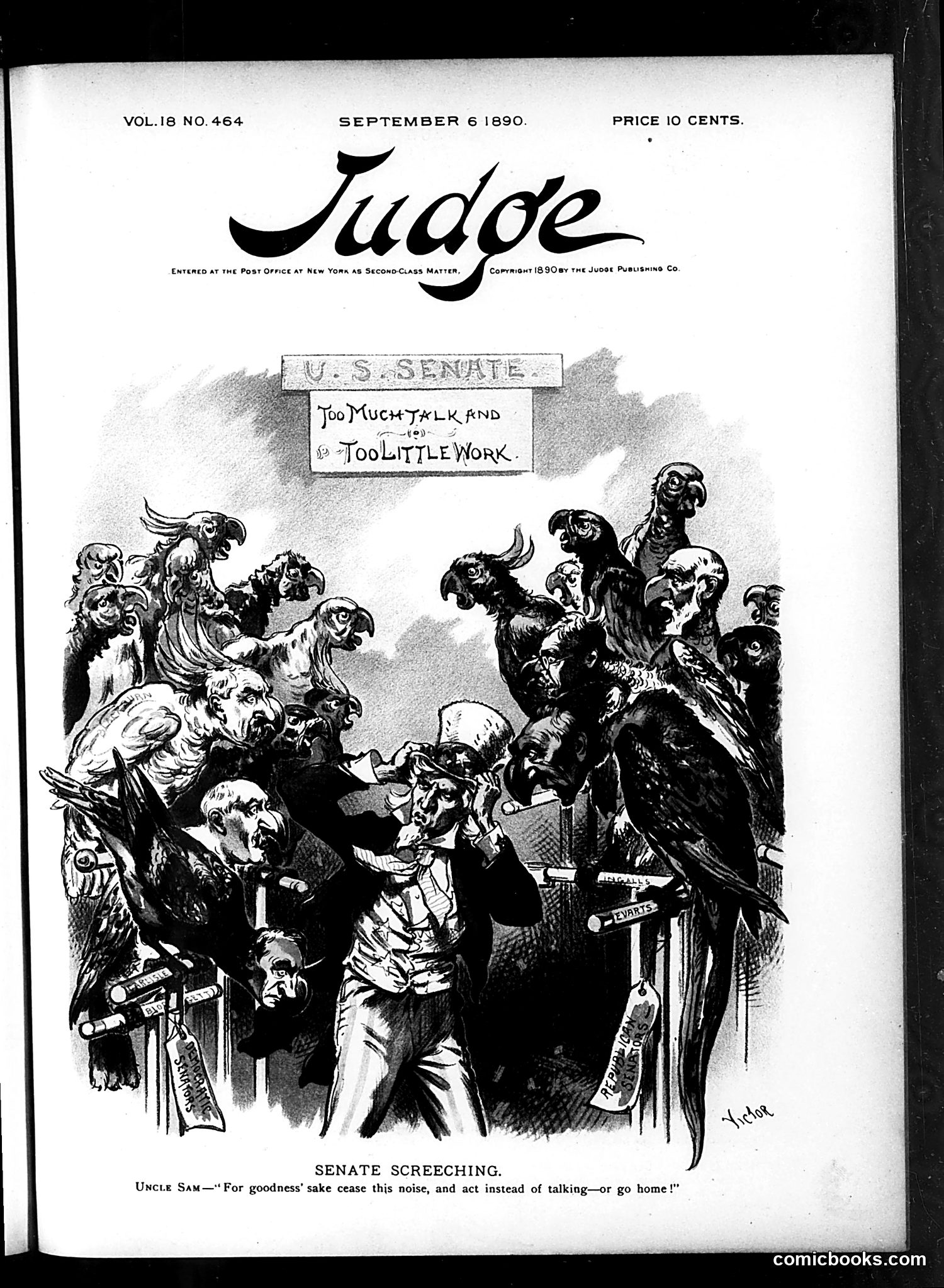 Judge — September 6, 1890 — page 1: Judge, 1890-09-06