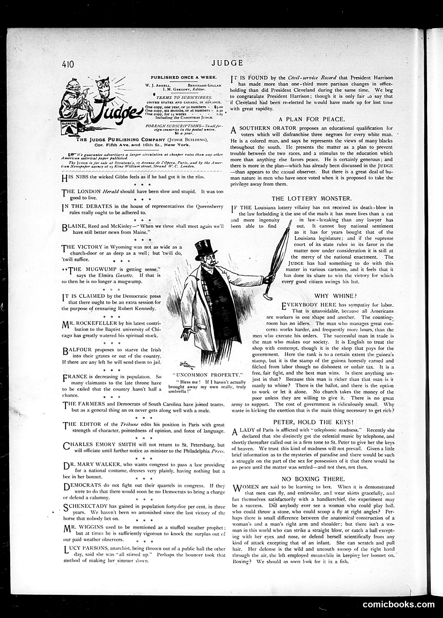 Judge — October 4, 1890 — page 2: Judge, 1890-10-04