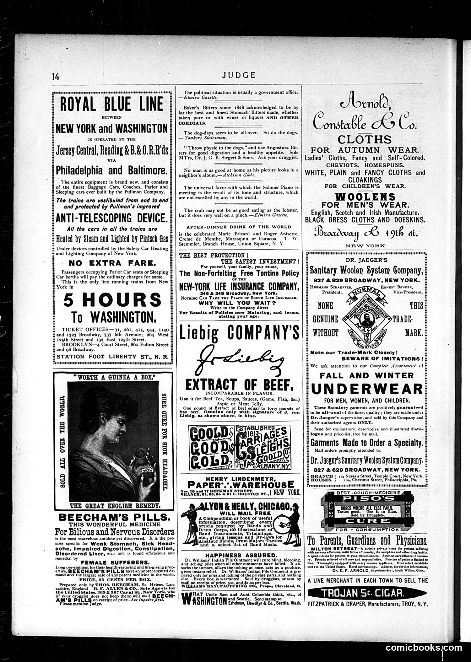 Judge — October 11, 1890 — page 14