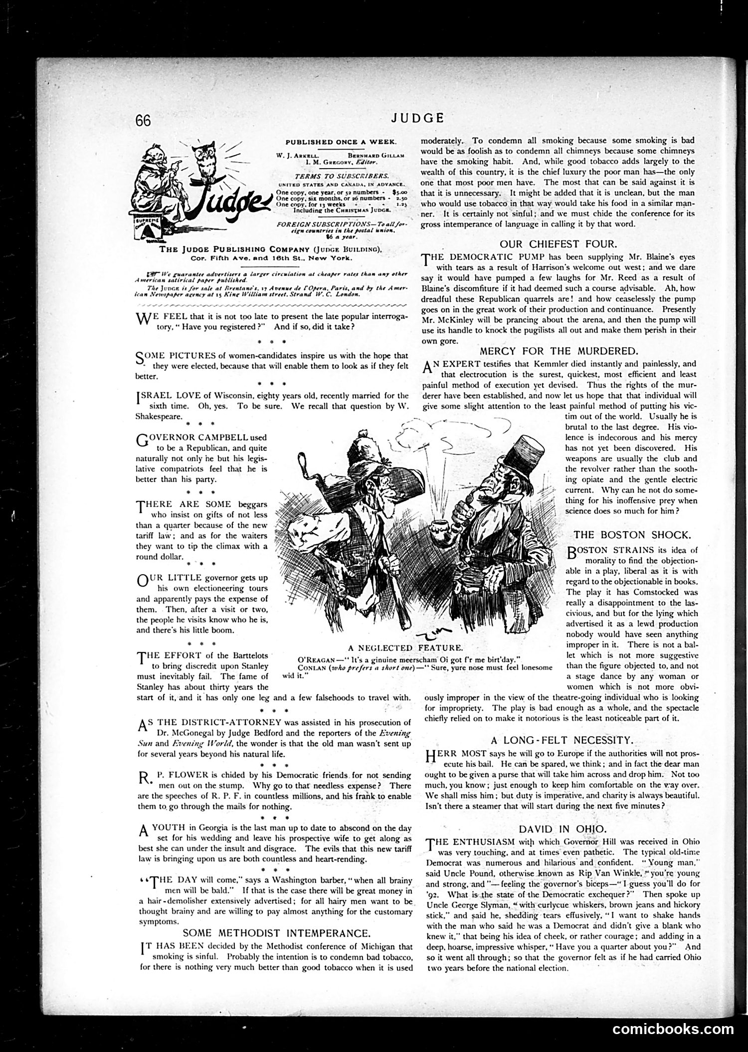 Judge — November 8, 1890 — page 2: Judge, 1890-11-08