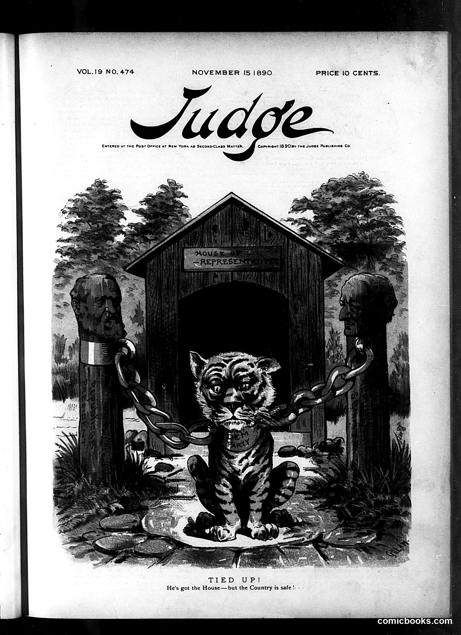 Judge — November 15, 1890 — page 1: Judge, 1890-11-15