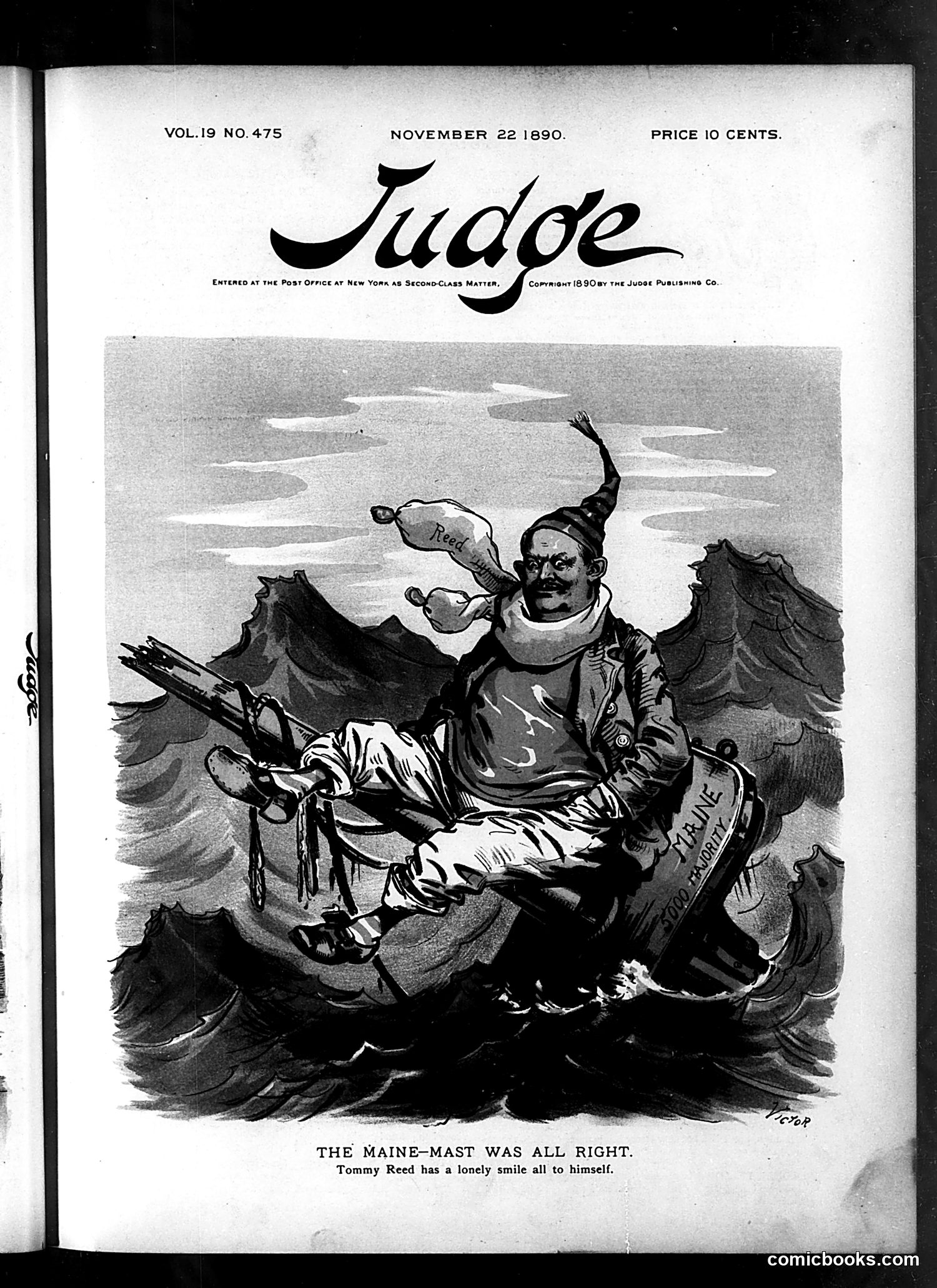 Judge — November 22, 1890 — page 1: Judge, 1890-11-22