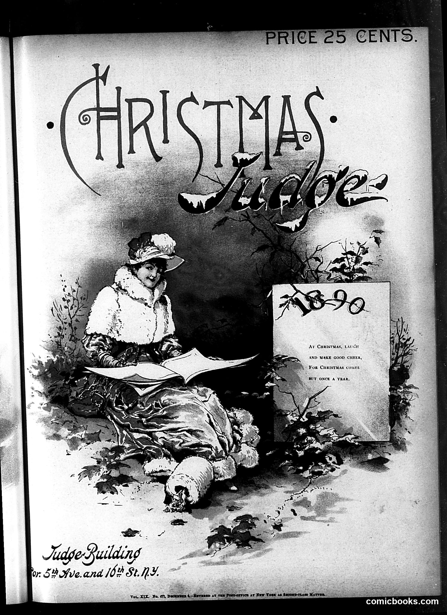 Judge — December 6, 1890 — page 1: Judge, 1890-12-06