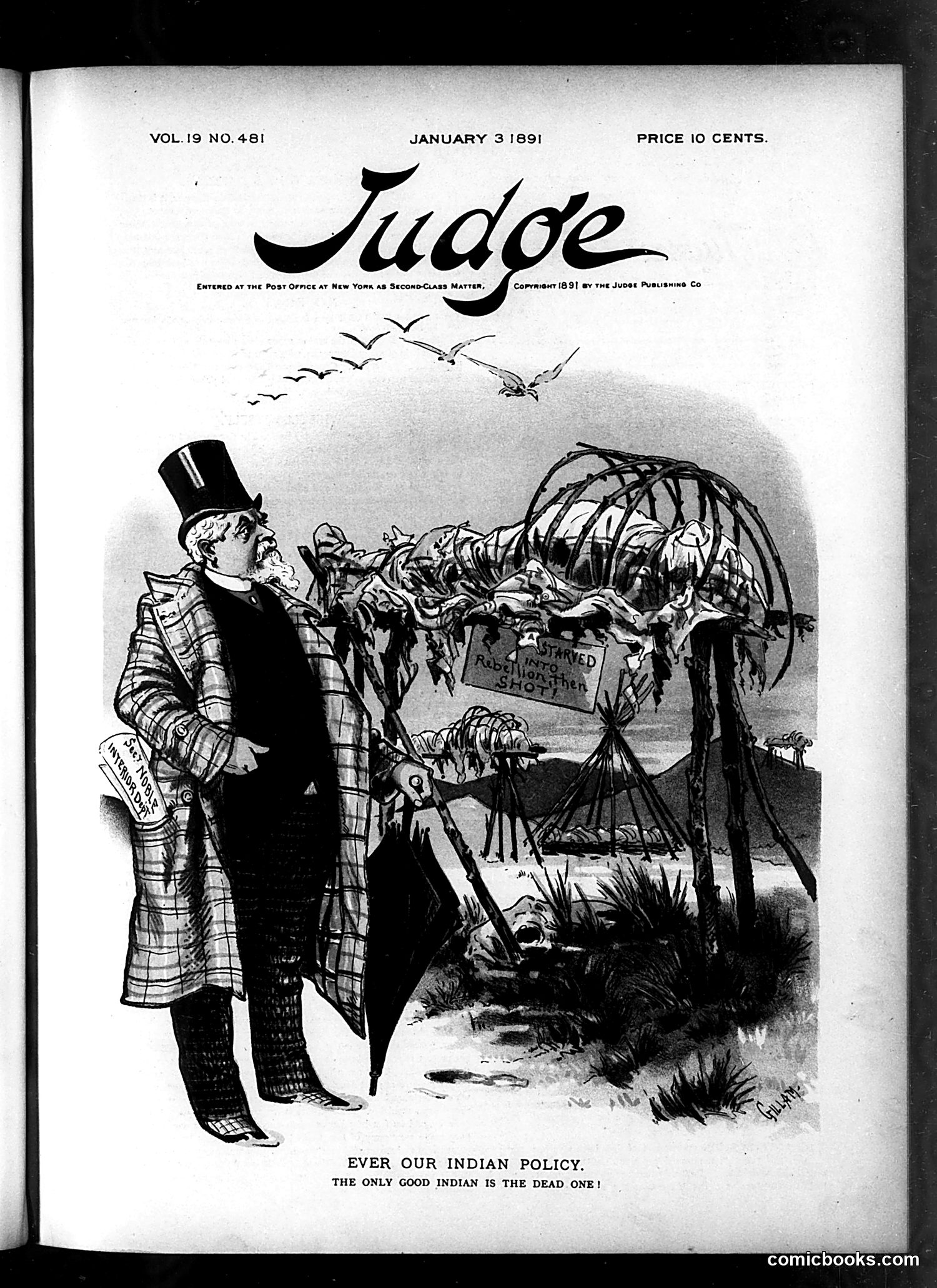 Judge — January 3, 1891 — page 1: Judge, 1891-01-03