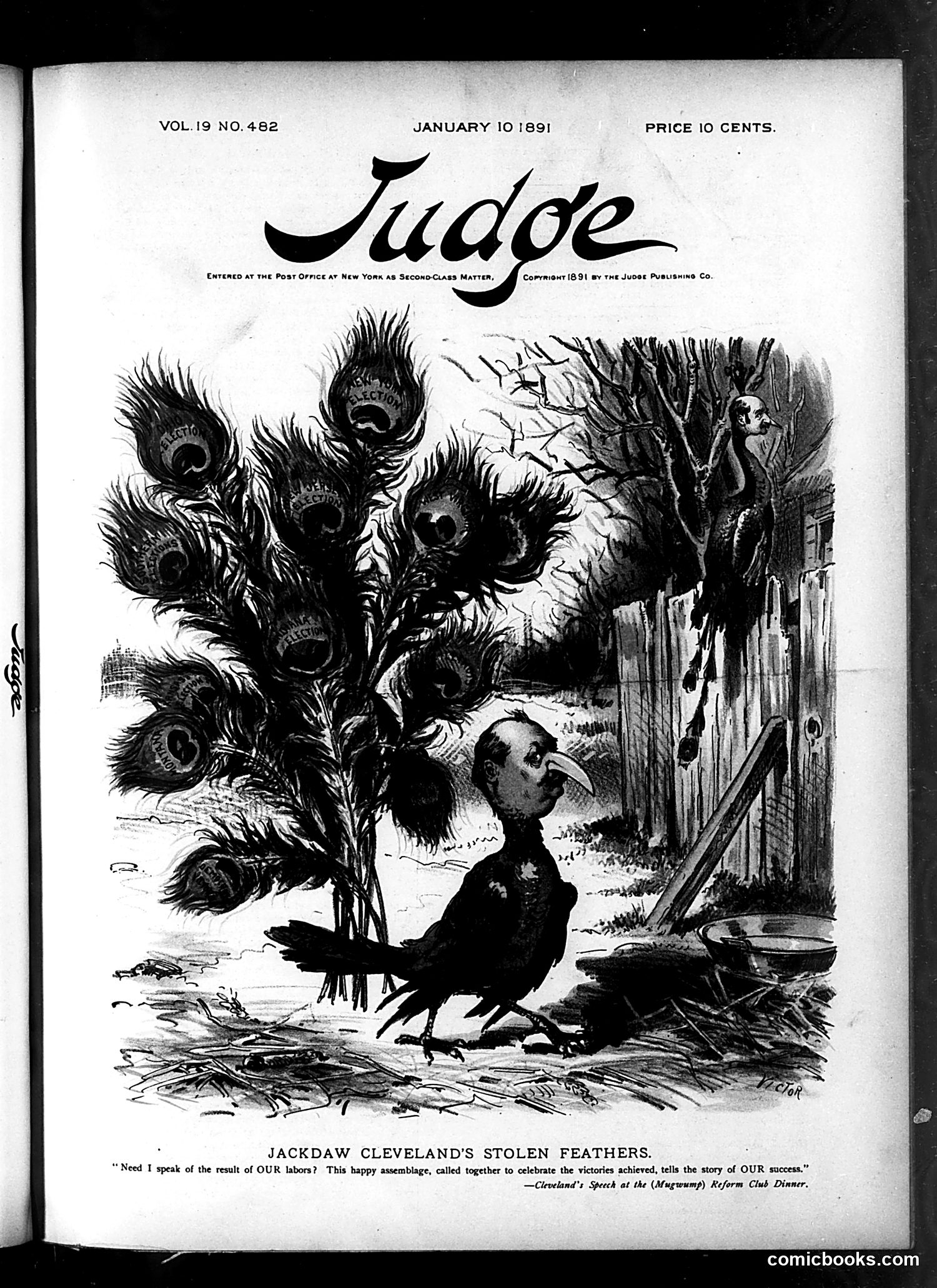 Judge — January 10, 1891 — page 1: Judge, 1891-01-10