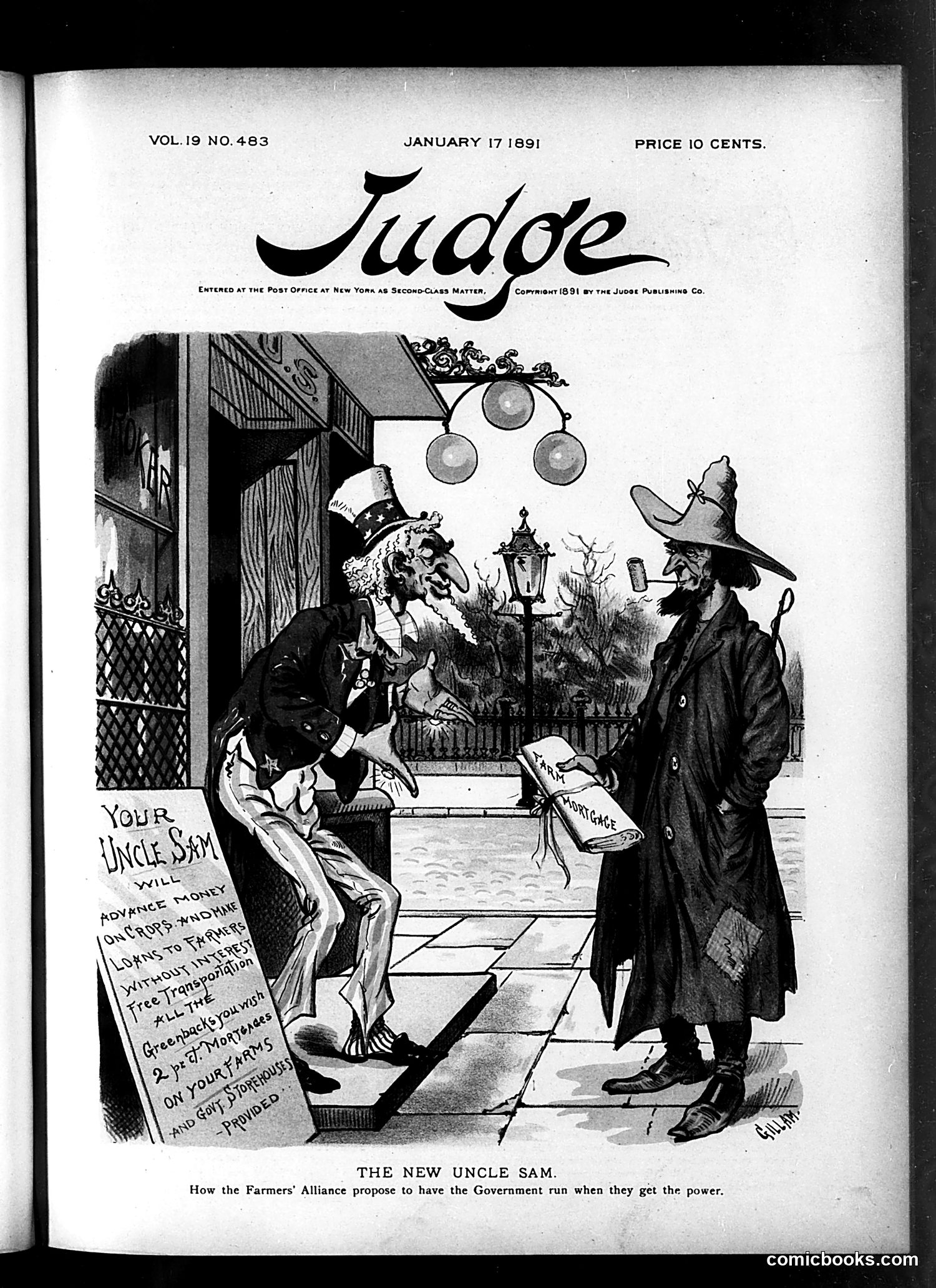 Judge — January 17, 1891 — page 1: Judge, 1891-01-17