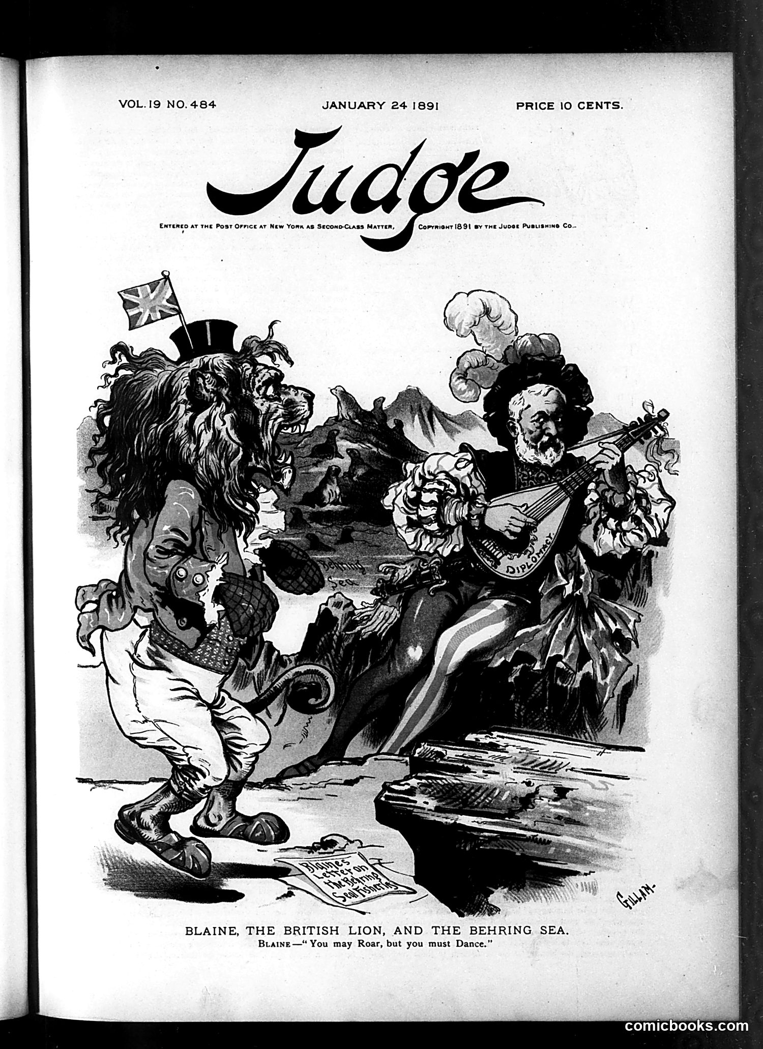 Judge — January 24, 1891 — page 1: Judge, 1891-01-24