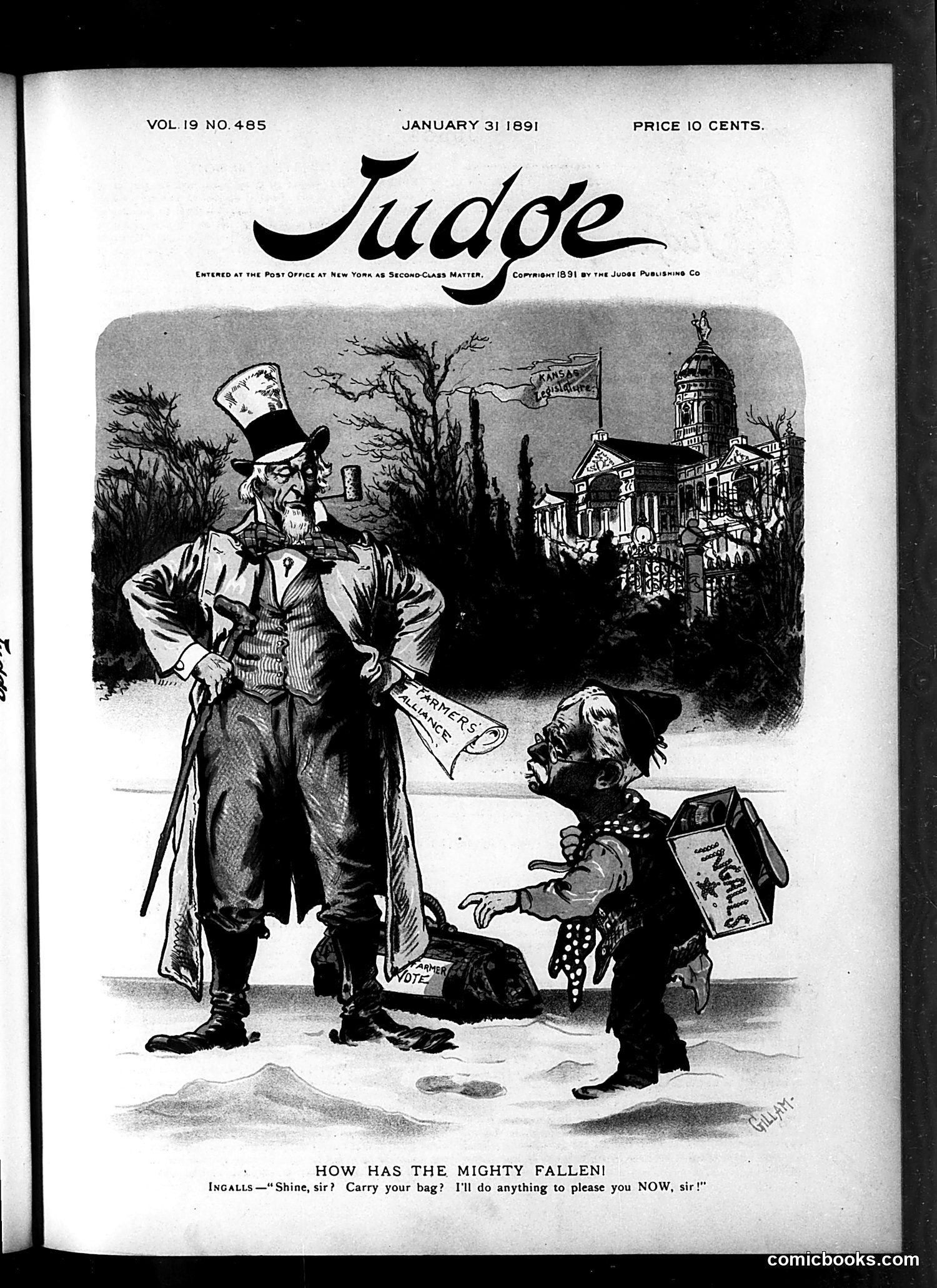Judge — January 31, 1891 — page 1: Judge, 1891-01-31