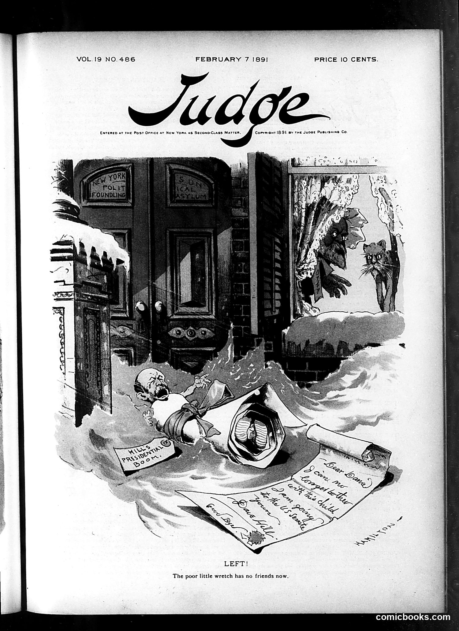 Judge — February 7, 1891 — page 1: Judge, 1891-02-07