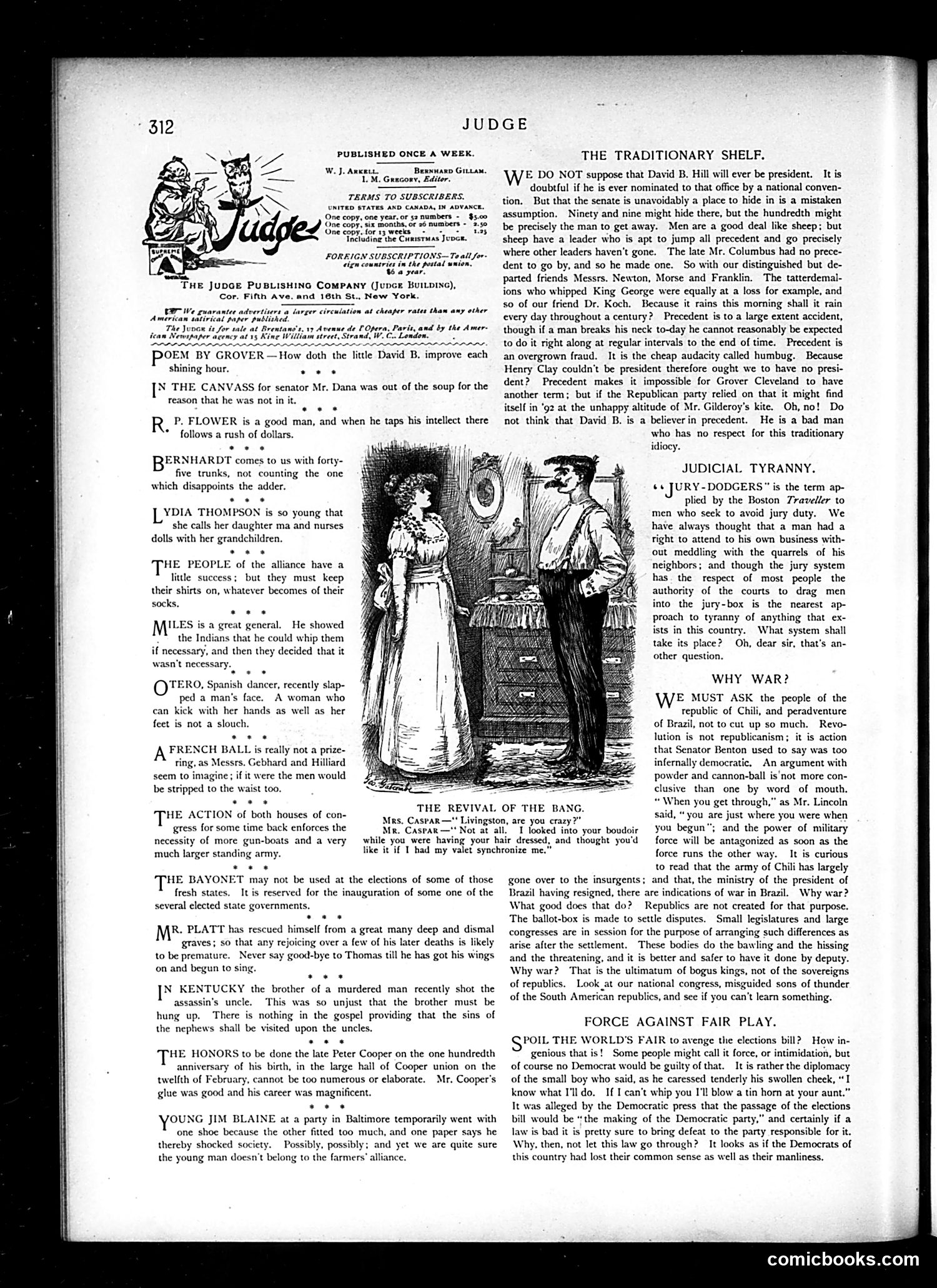 Judge — February 7, 1891 — page 2: Judge, 1891-02-07