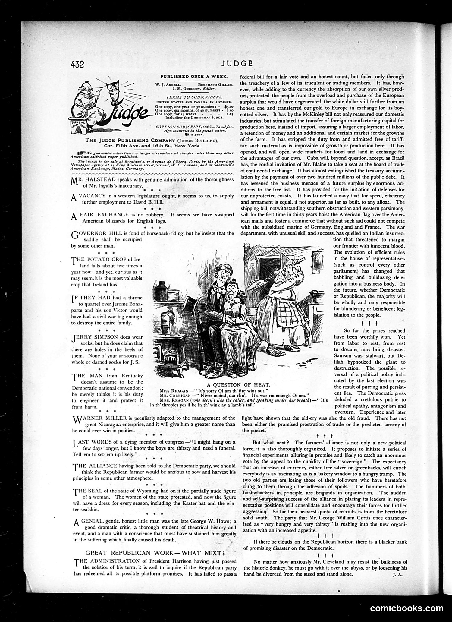 Judge — March 28, 1891 — page 2: Judge, 1891-03-28
