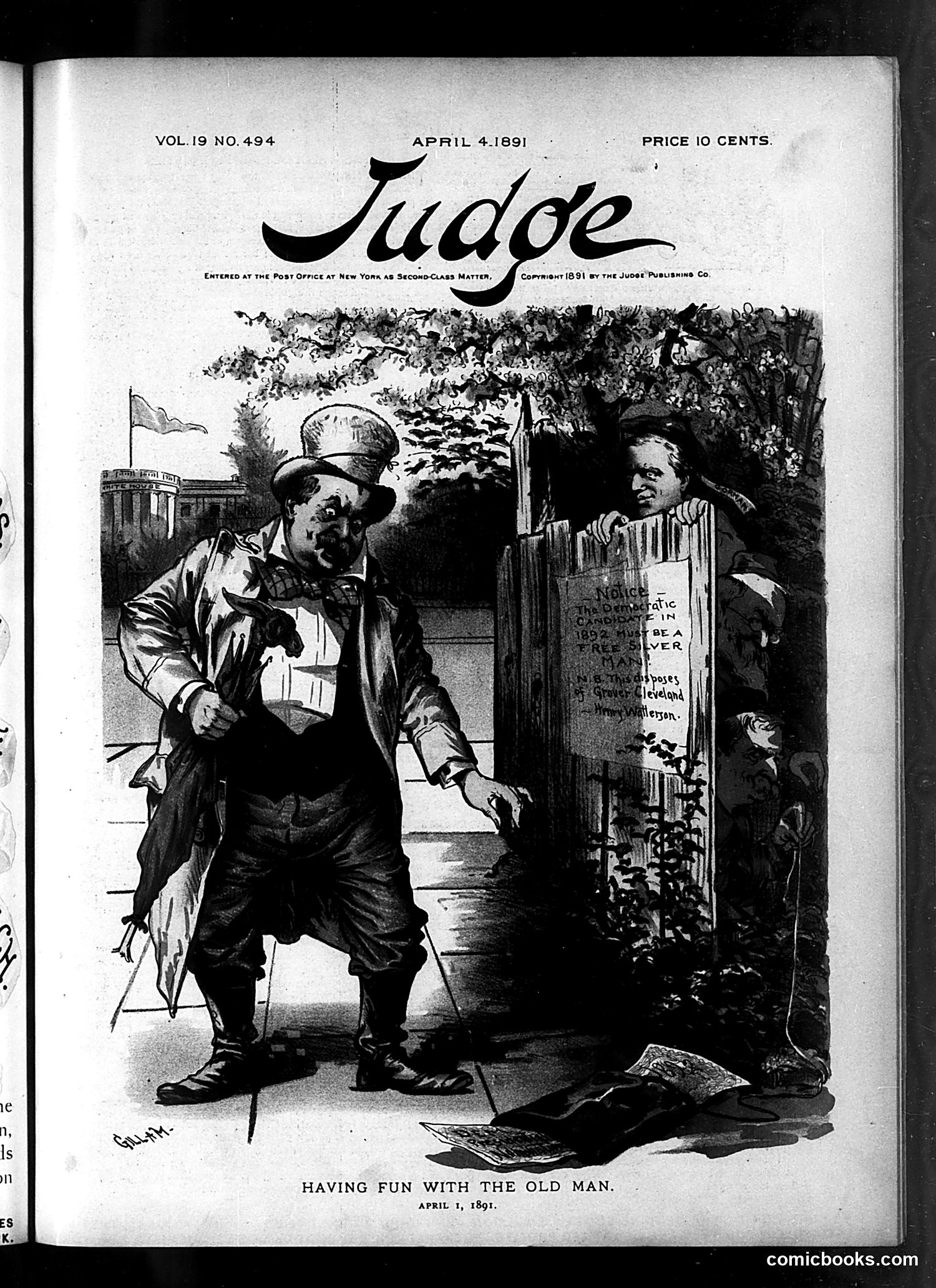 Judge — April 4, 1891 — page 1: Judge, 1891-04-04