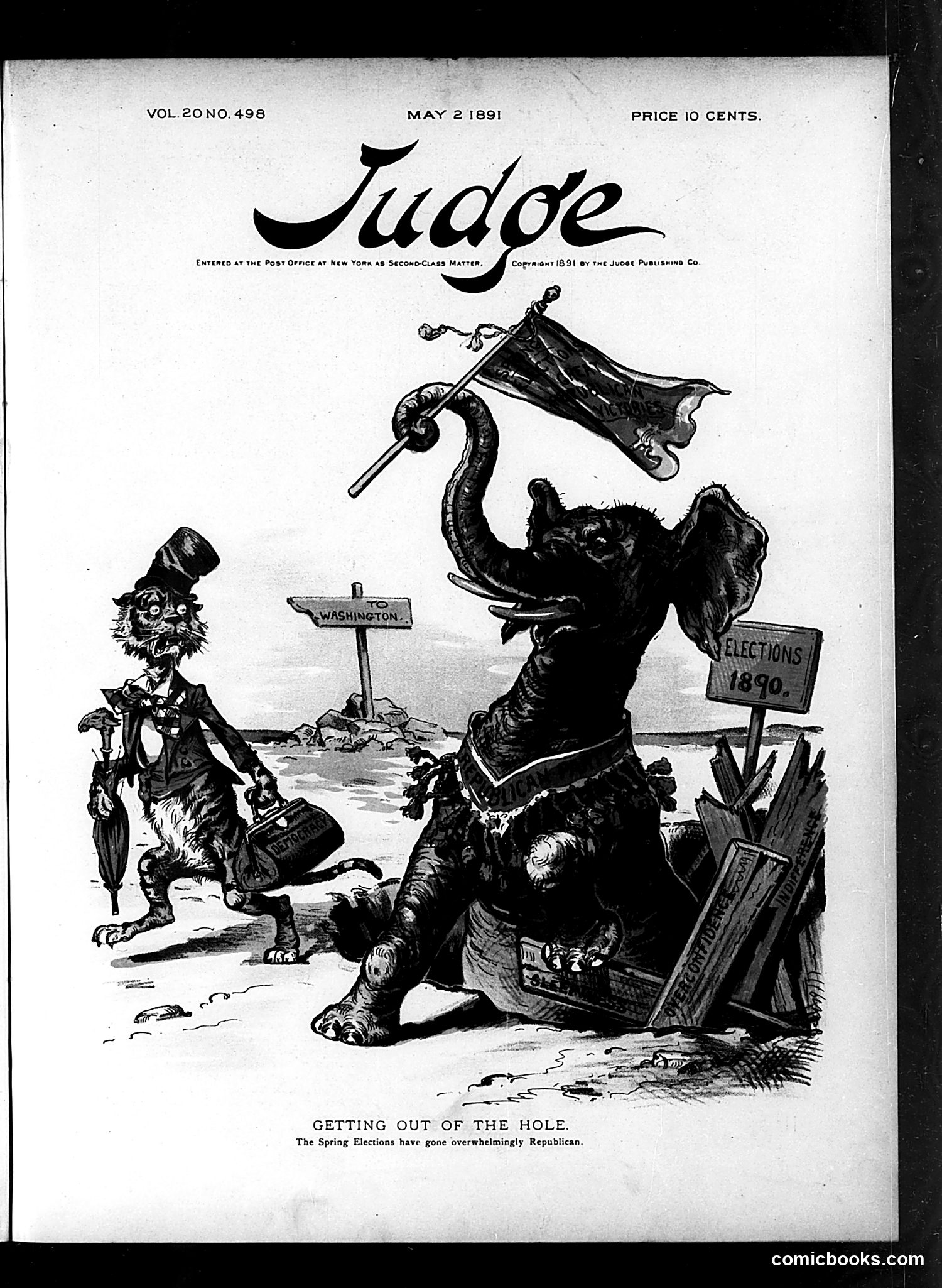 Judge — May 2, 1891 — page 1: Judge, 1891-05-02
