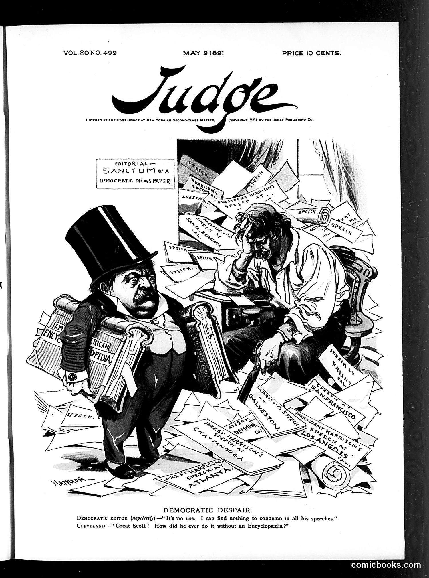 Judge — May 9, 1891 — page 1: Judge, 1891-05-09