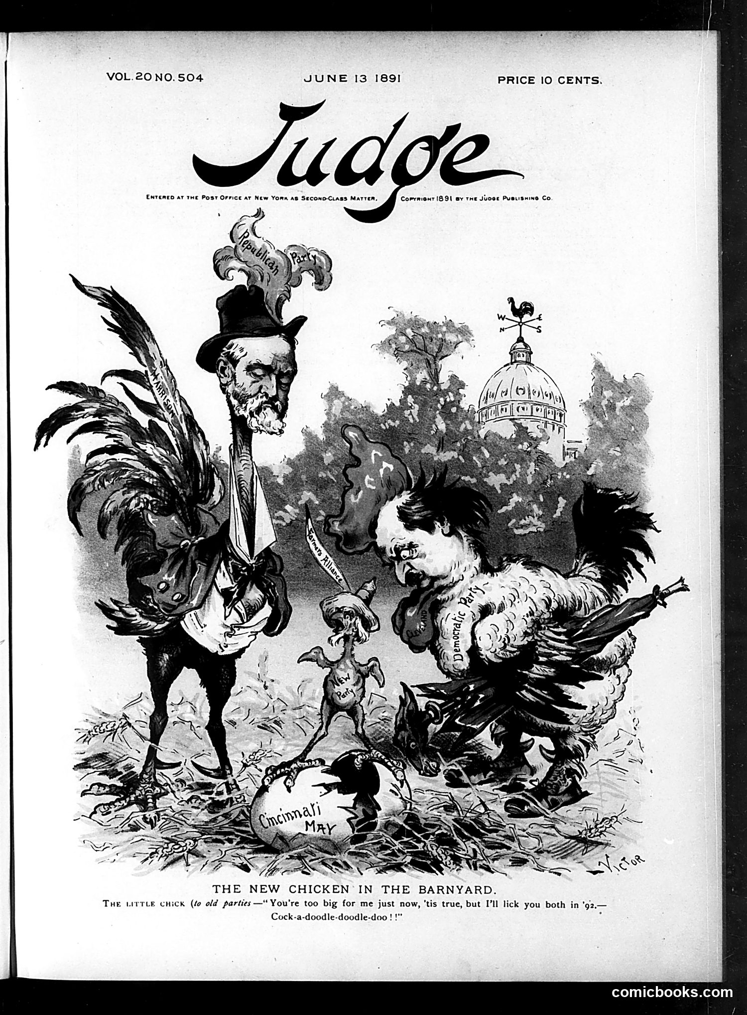 Judge — June 13, 1891 — page 1: Judge, 1891-06-13