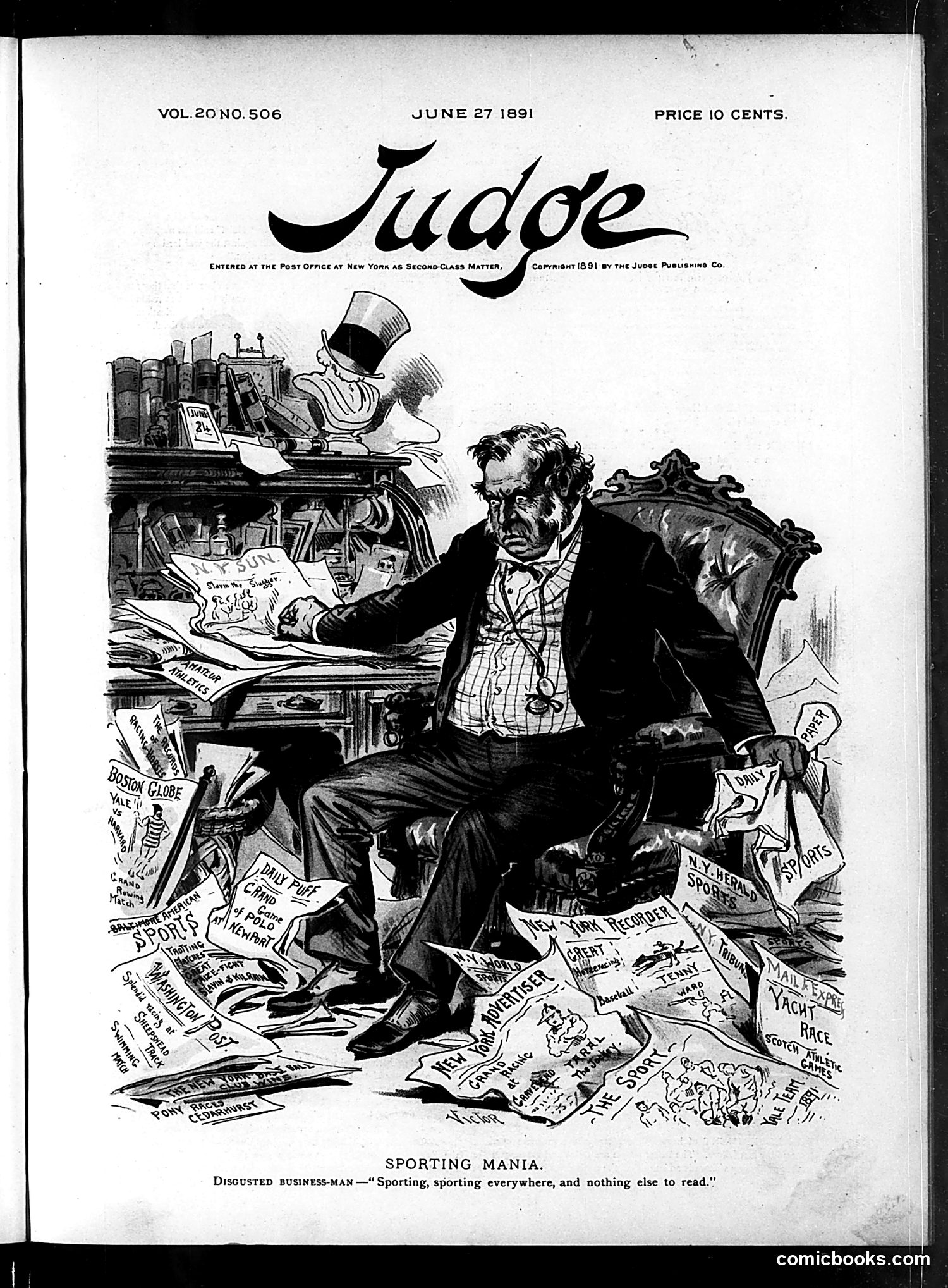 Judge — June 27, 1891 — page 1: Judge, 1891-06-27