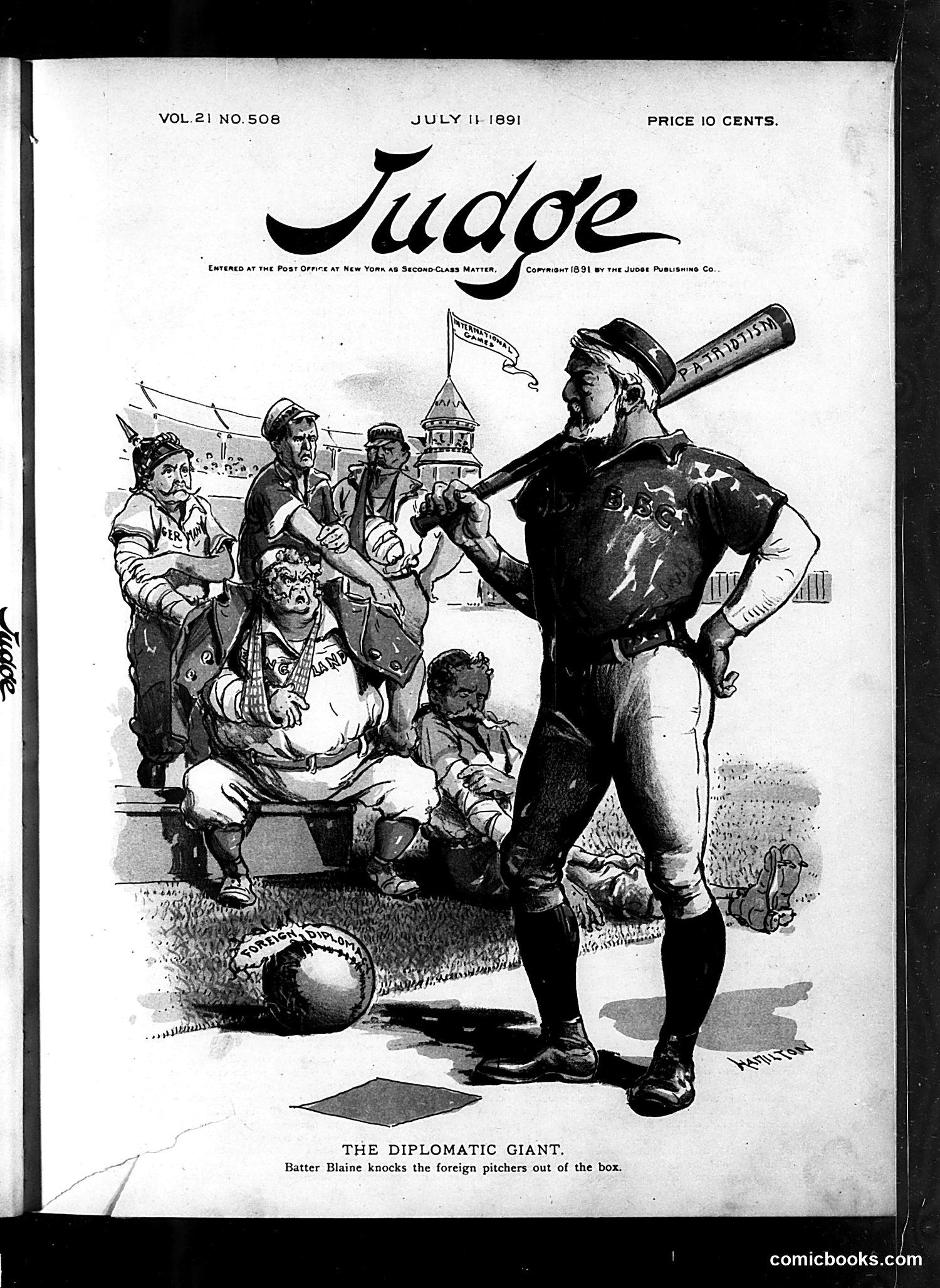 Judge — July 11, 1891 — page 1: Judge, 1891-07-11