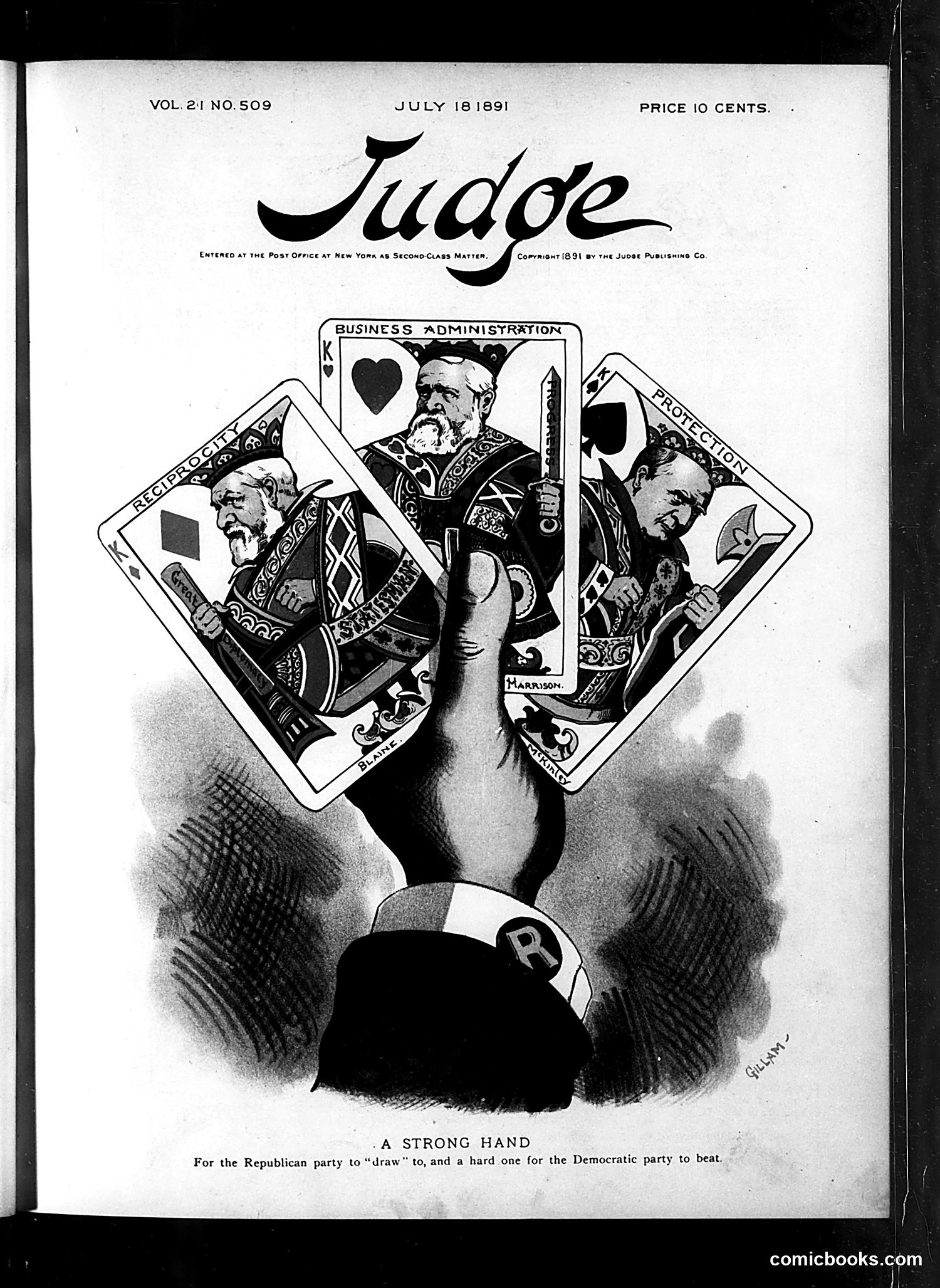 Judge — July 18, 1891 — page 1: Judge, 1891-07-18